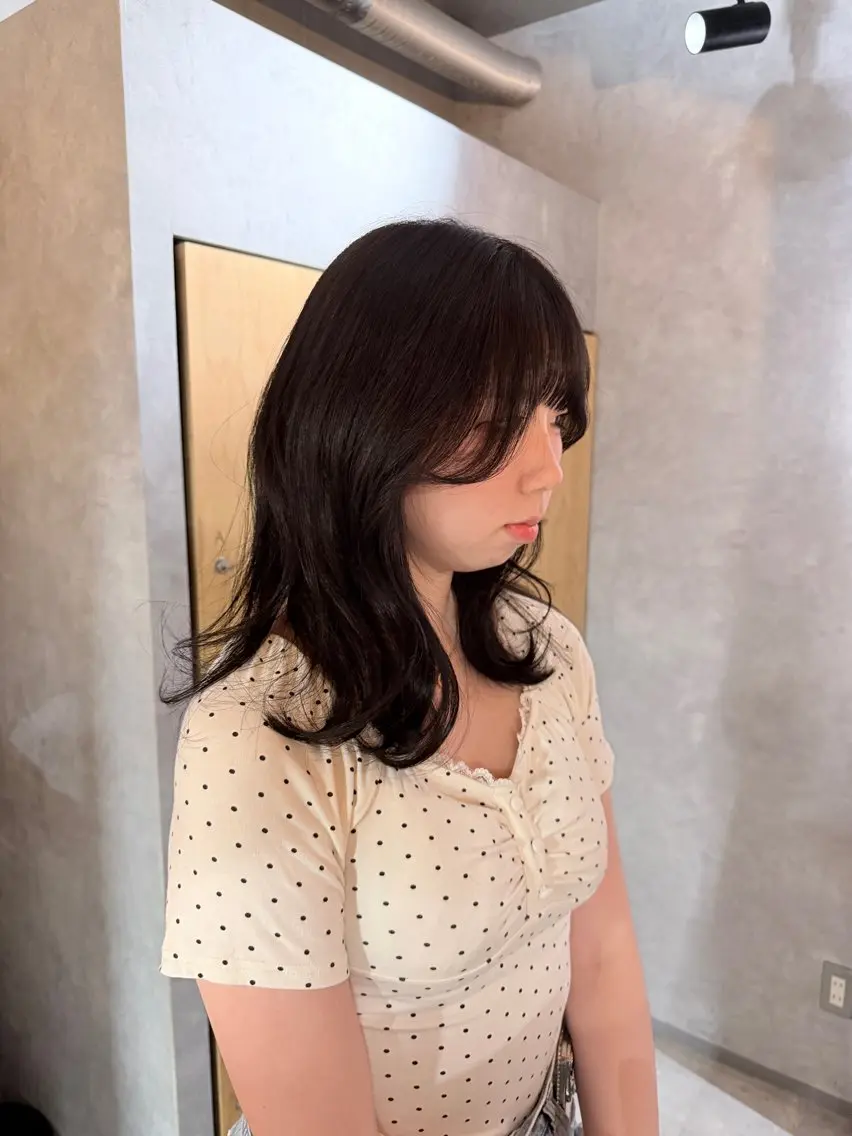 ミディアム 大西 翔のヘアスタイル