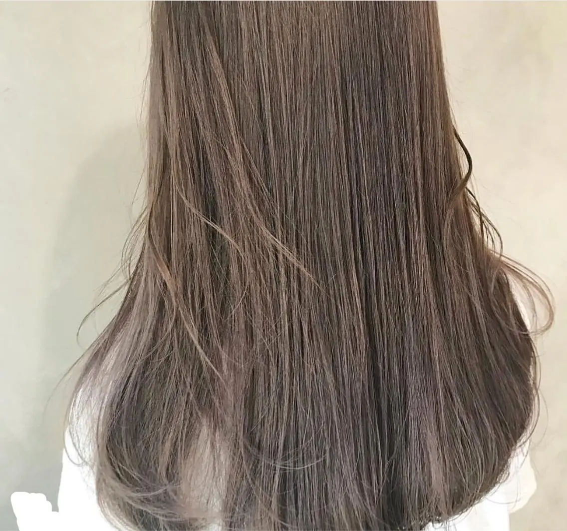 セミロング カラー ベージュカラー topstylist 芳賀みなみのヘアスタイル