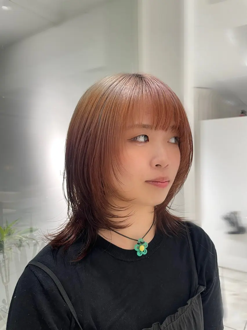 ミディアム カラー 似合わせスタイル 表参道🌿ちえのヘアスタイル