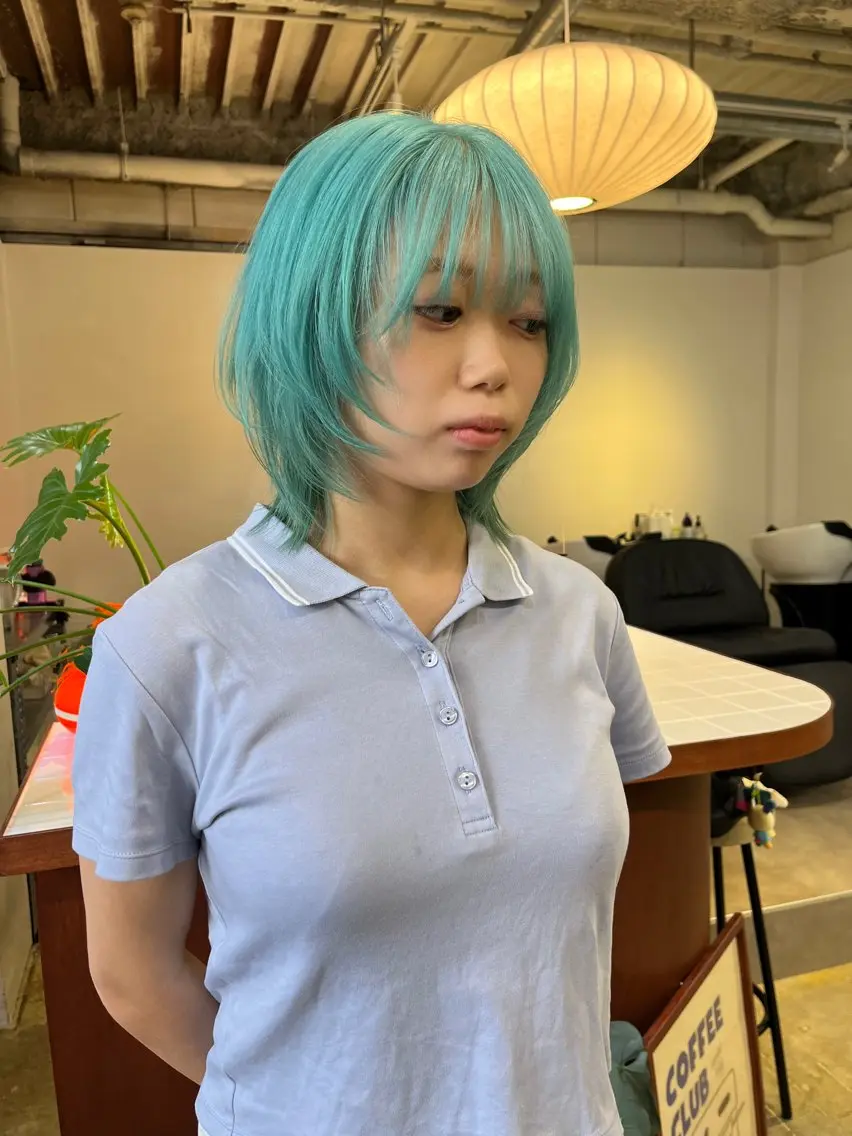 ミディアム カラー ヘアカラー Sanaダブルカラー ✨️パルコ徒歩1分のヘアスタイル
