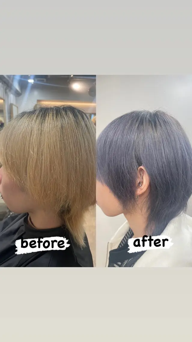 ミディアム カラー ✂渋谷メンズ特化 まさとのヘアスタイル