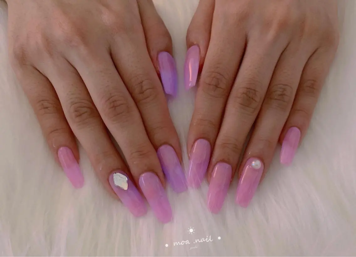 ネイル スカルプネイル ハンドネイル MoaNail🫶 Yoshiのネイルデザイン