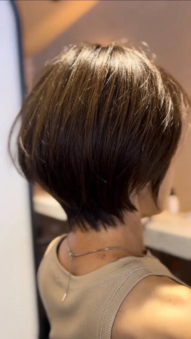 ショート 大人可愛いショート✨ グッチ🐝のヘアスタイル