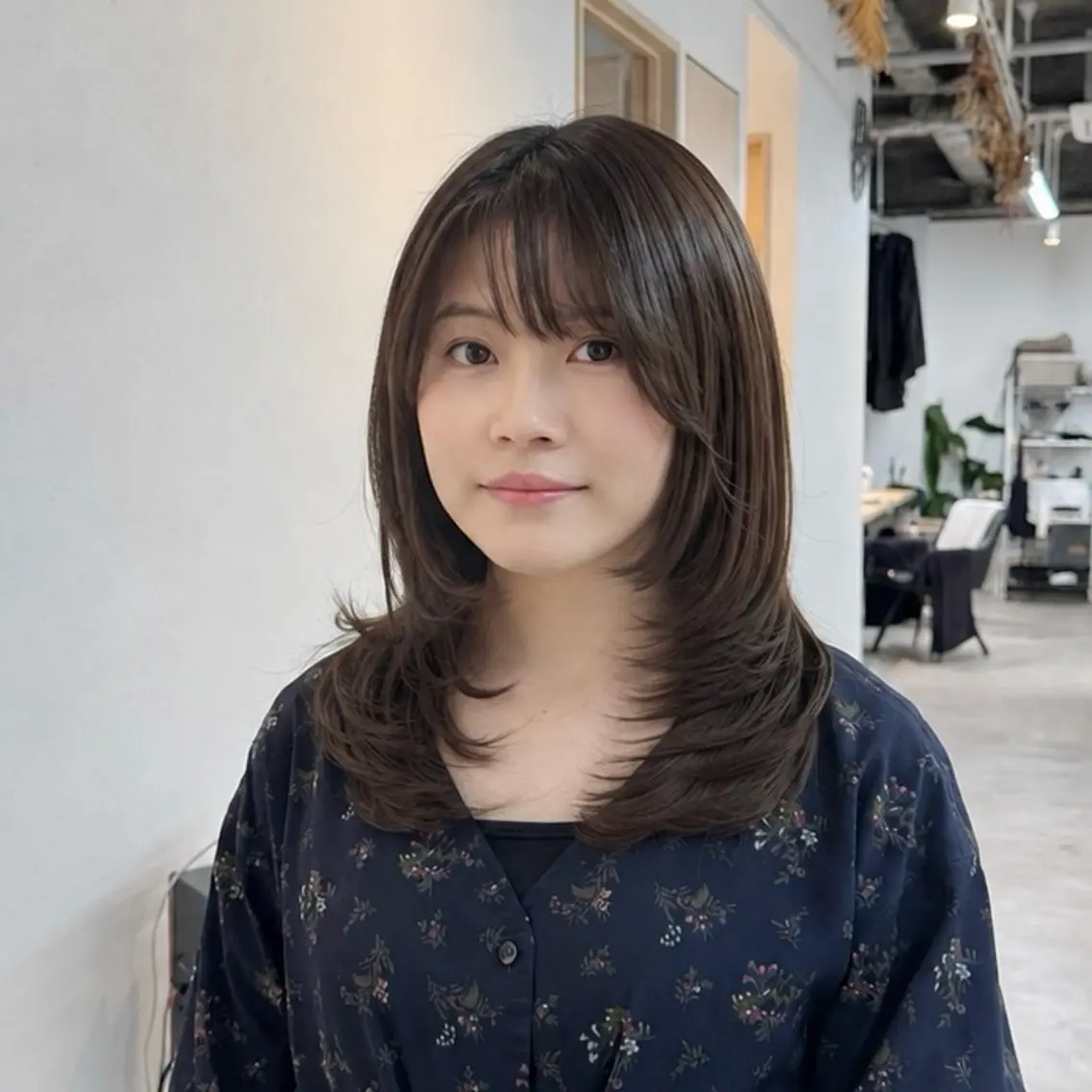 ミディアム レイヤーカット カットモデル募集中 ☀️NICHIKAのヘアスタイル