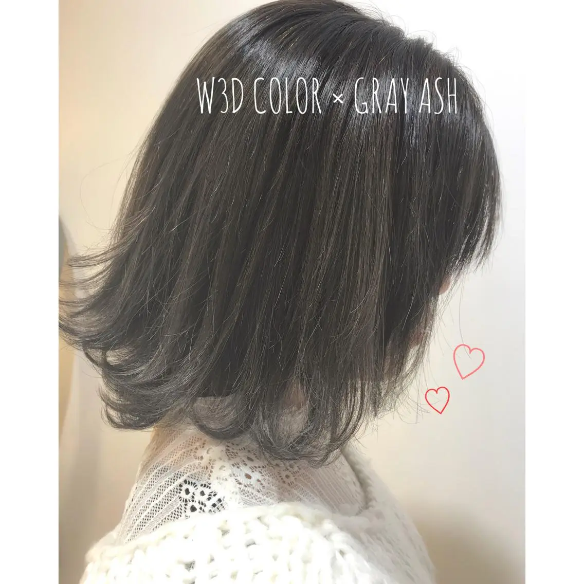 ミディアム カラー 透明感カラー 外国人風カラー シアーベージュニスト 🥣大石亜里紗のヘアスタイル