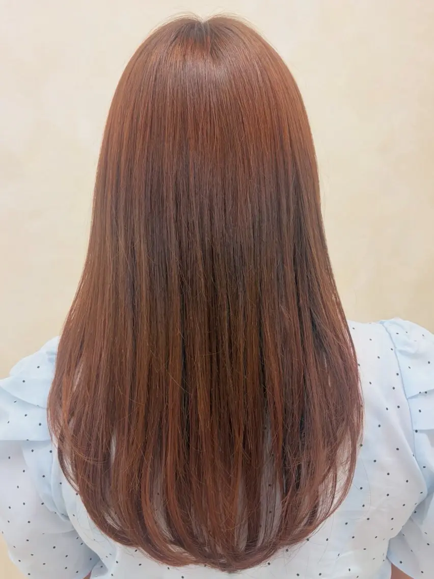 ロング ヘアカラー 《艶髪カラースパ》 💕Natsukiのヘアスタイル