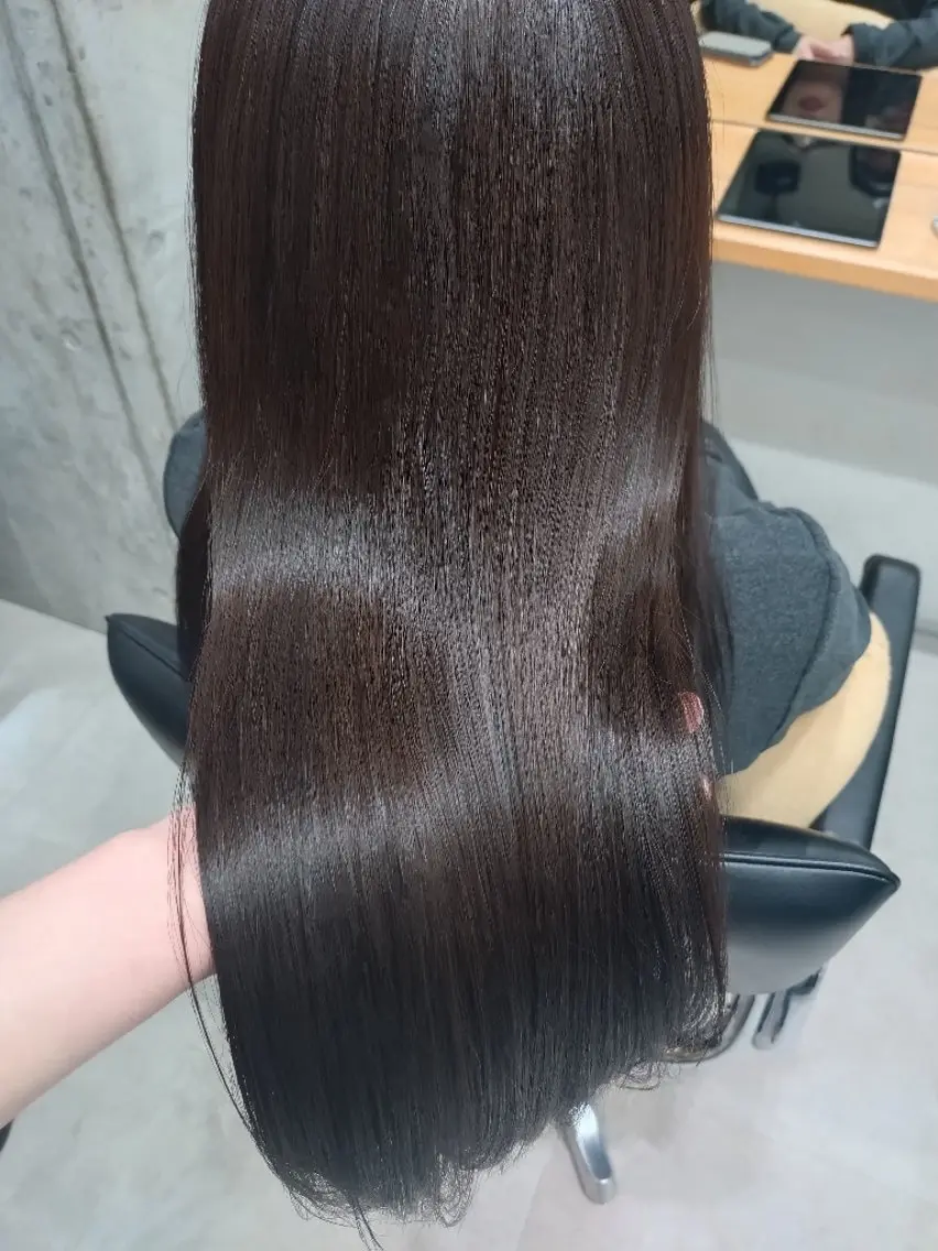 セミロング カラー カット ヘアカラー トリートメント ヘアアレンジ/柔らか 艶カラー/AKARIのヘアスタイル