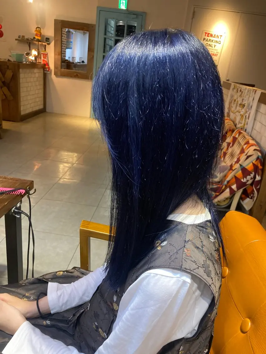 セミロング カラー 横浜美容室/暖色系 michika🌹のヘアスタイル