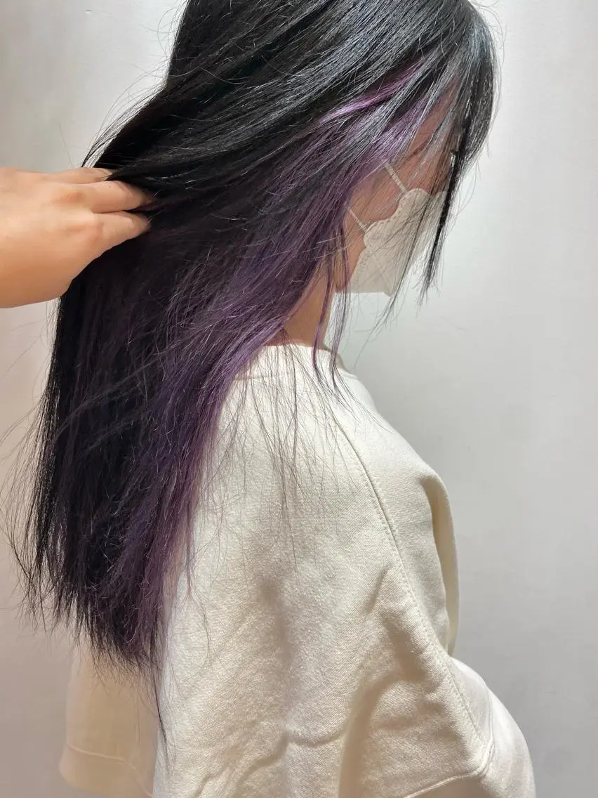 インナーカラー🍁【ブリーチ込み】の写真