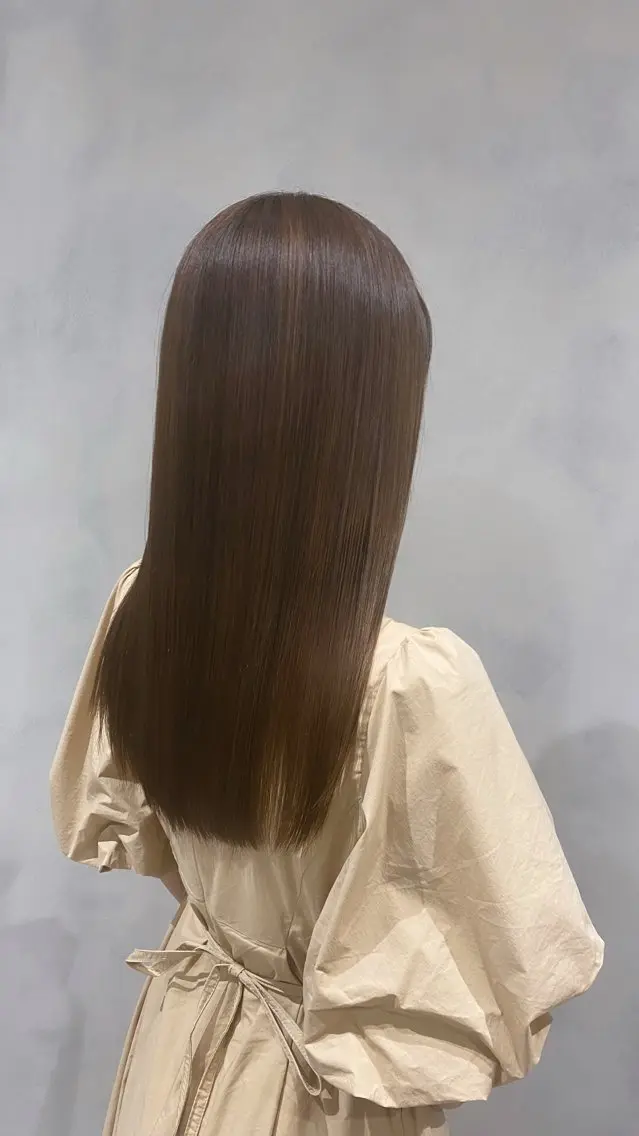 ロング ヘアカラー トリートメント Masu 美髪特化美容師のヘアスタイル