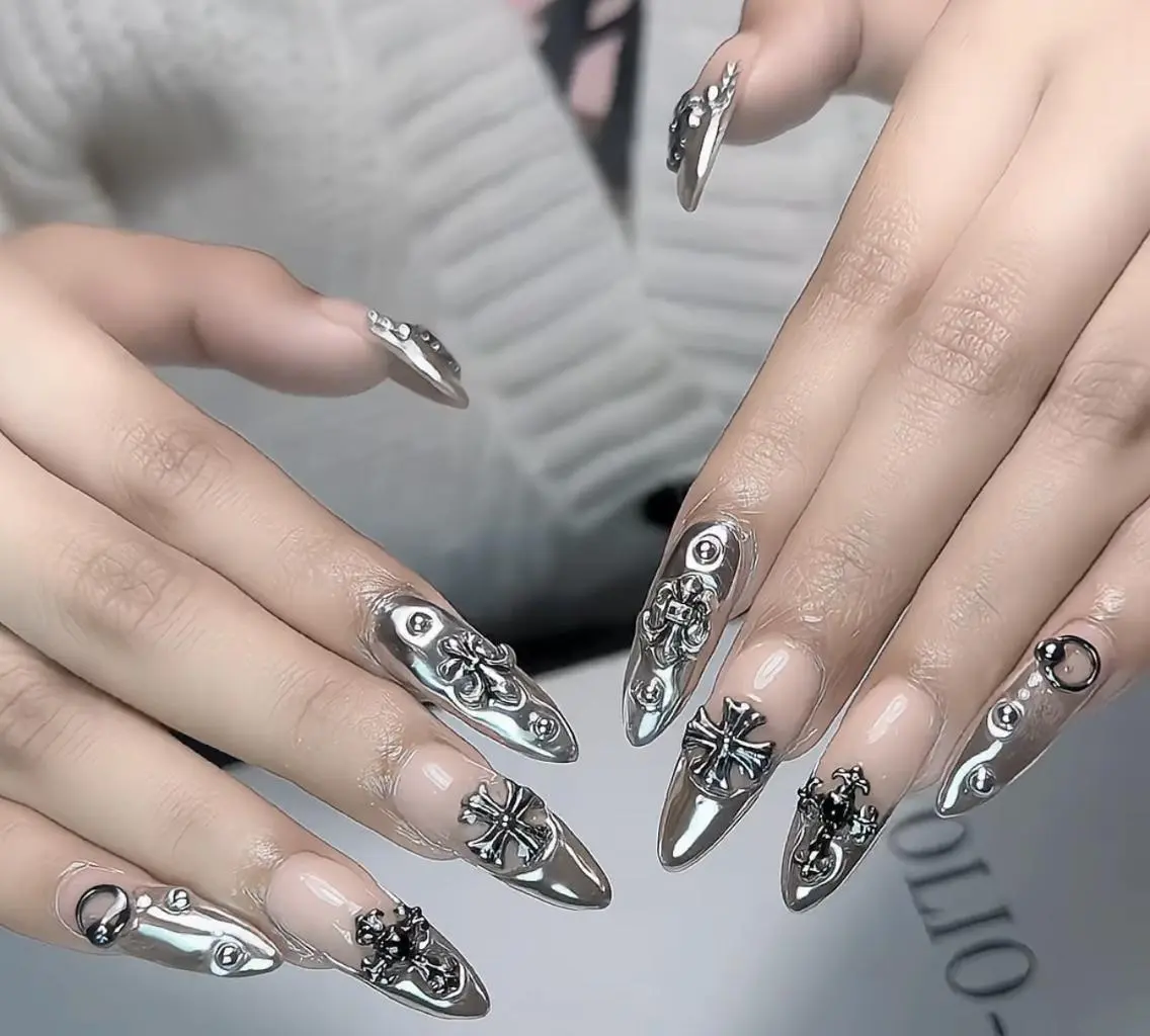 ネイル オーロラネイル チークネイル フットネイル ジェルネイル 韓国ネイル ハンドネイル H.baby Nail Salonのネイルデザイン