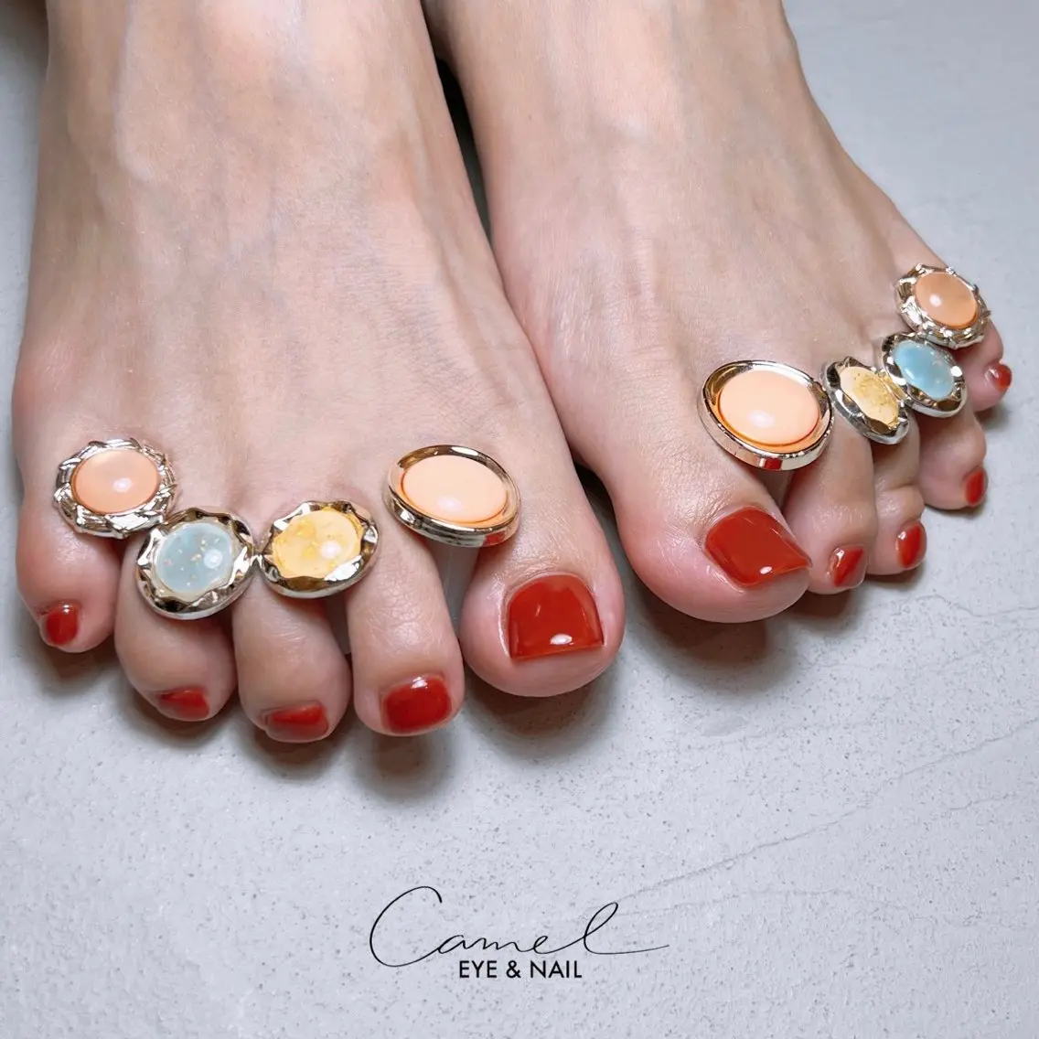 ネイル フットネイル camel NAKAMURAのネイルデザイン