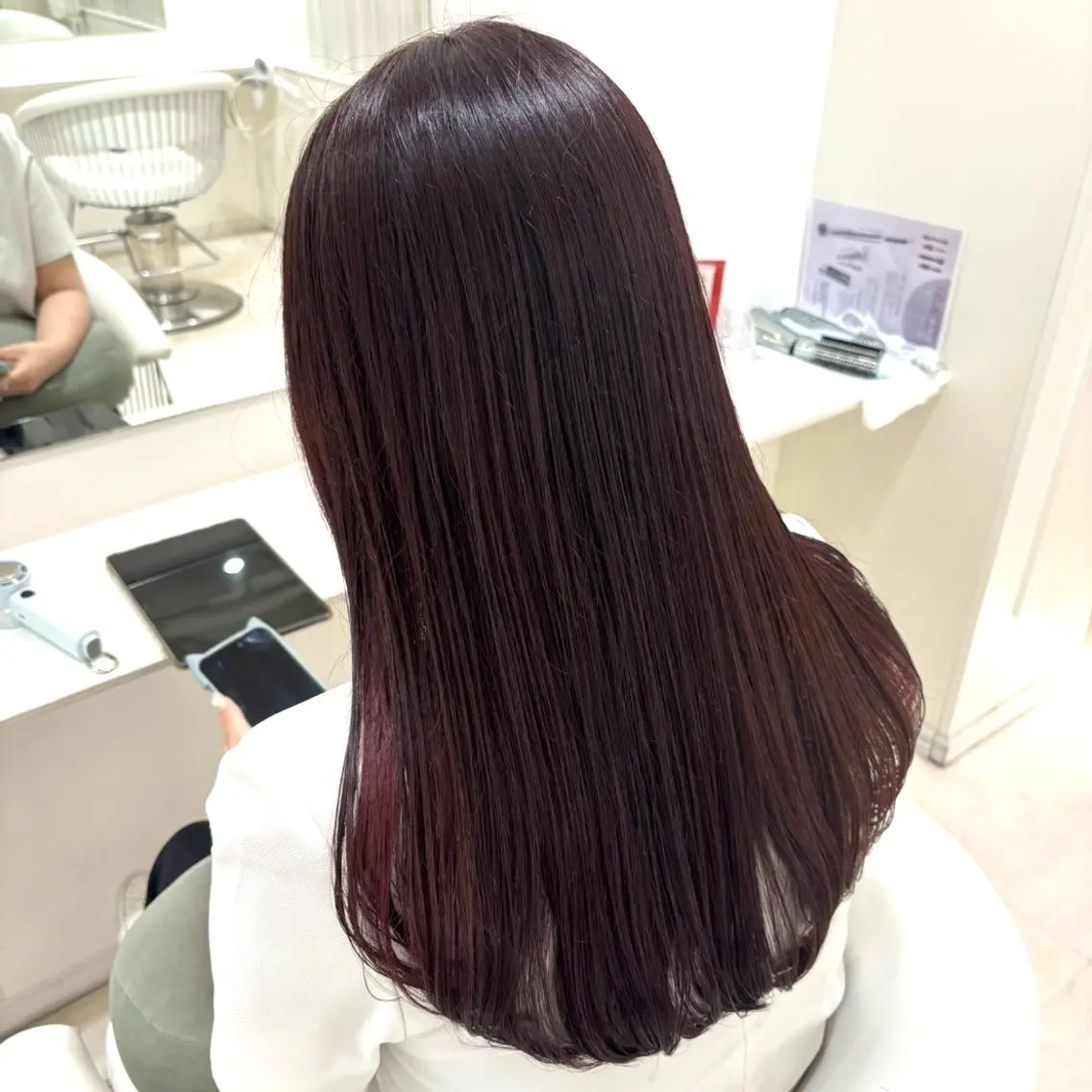 ロング カラー ヘアカラー ParveMix 楠本結菜💟のヘアスタイル
