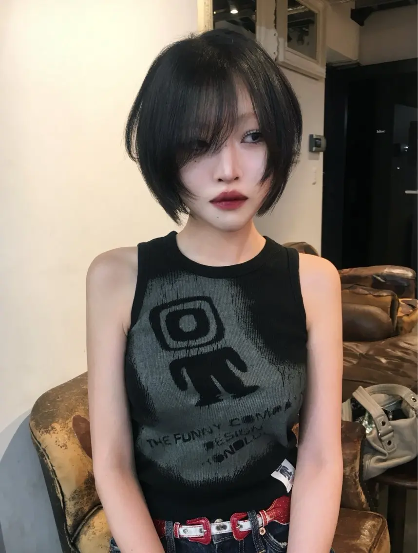 ショート ショートボブ ボブ レイヤーカット ショートヘア カット 奈良 伶華のヘアスタイル