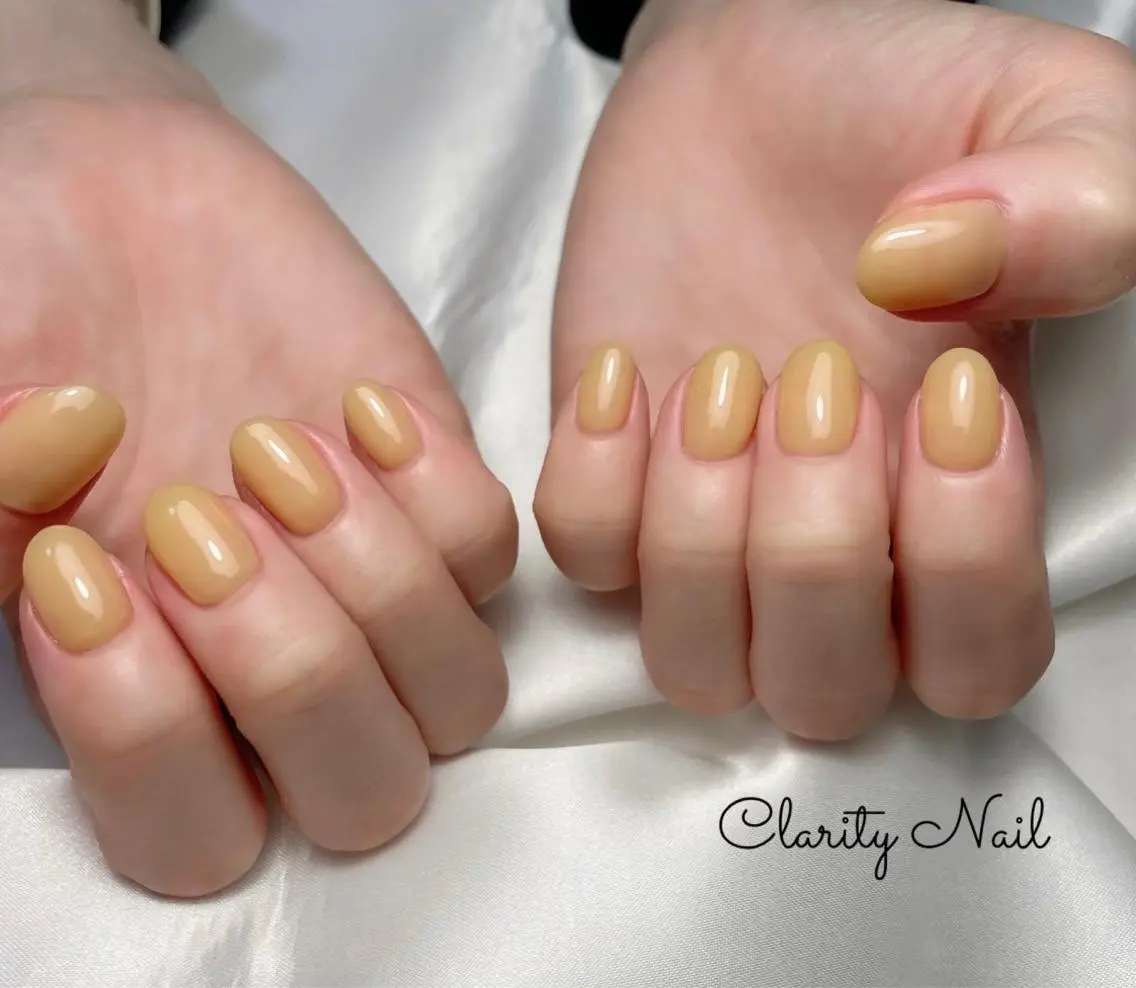 ネイル ワンカラーネイル ハンドネイル Clarity Nailのネイルデザイン