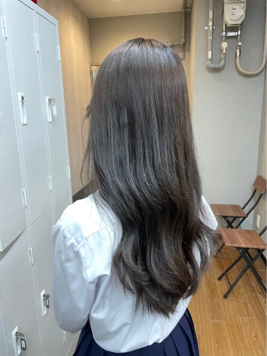 ロング カラー カット ヘアカラー トリートメント TELA HAIR WAKABA🌱のヘアスタイル