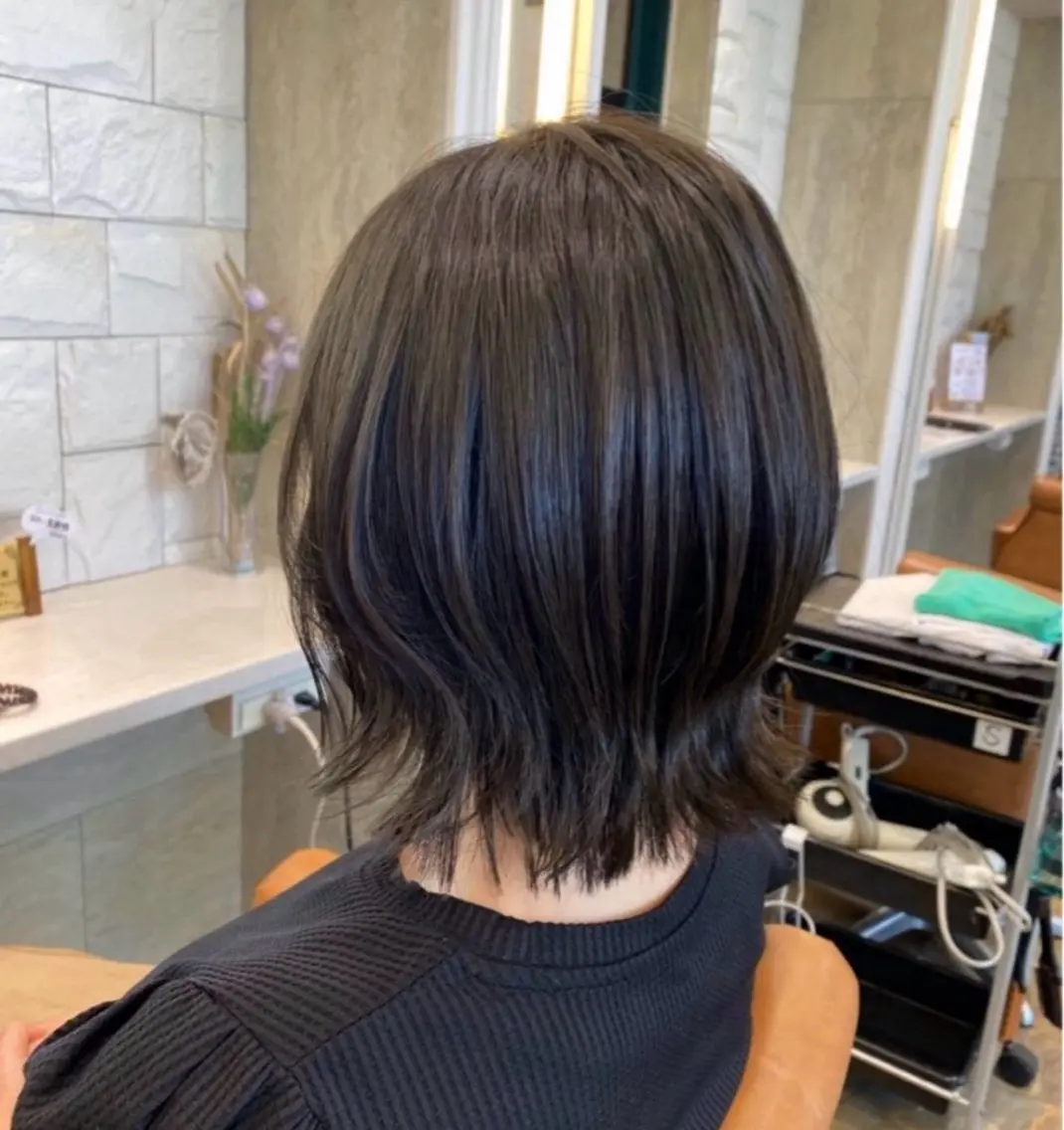 ミディアム カラー ママ美容師 Tsuchiyaのヘアスタイル
