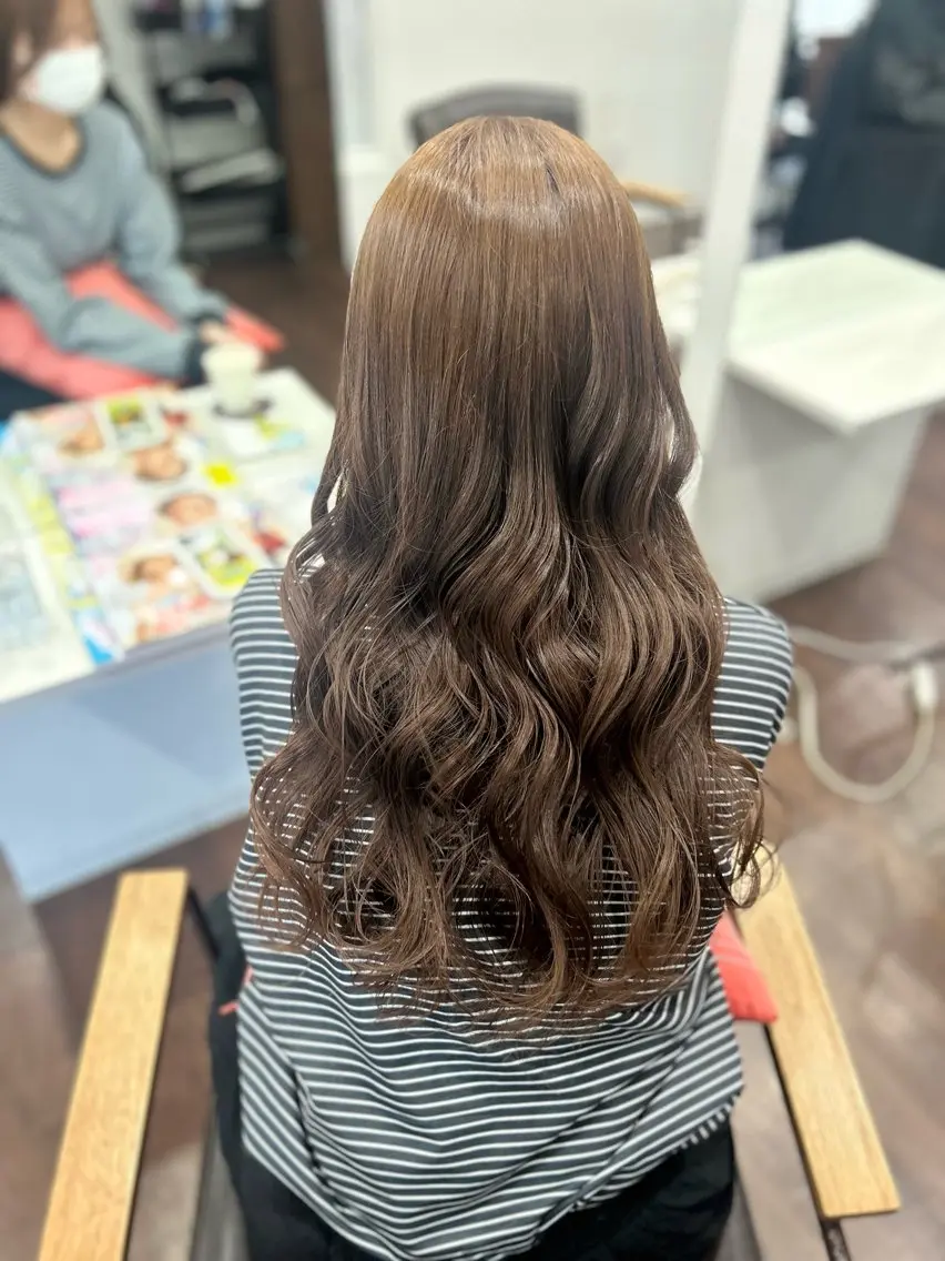 🤍カット+透明感カラー+ケアトリートメント🤍の写真