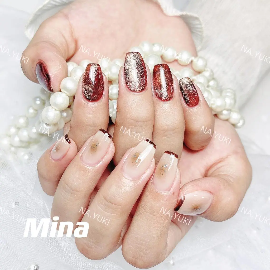ネイル ハンドネイル ハンドケア YUKI 💗 渋谷店のネイルデザイン