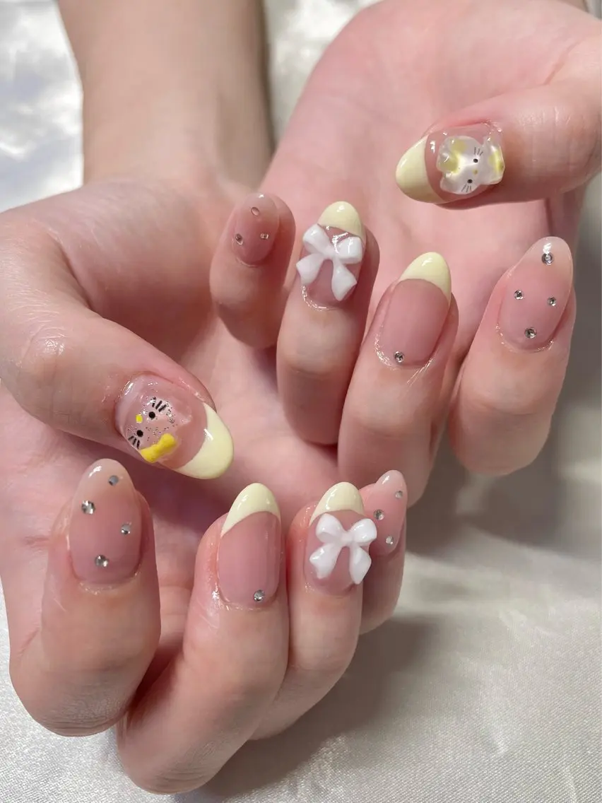 ネイル 長さ出し ハンドネイル RUMI nailのネイルデザイン