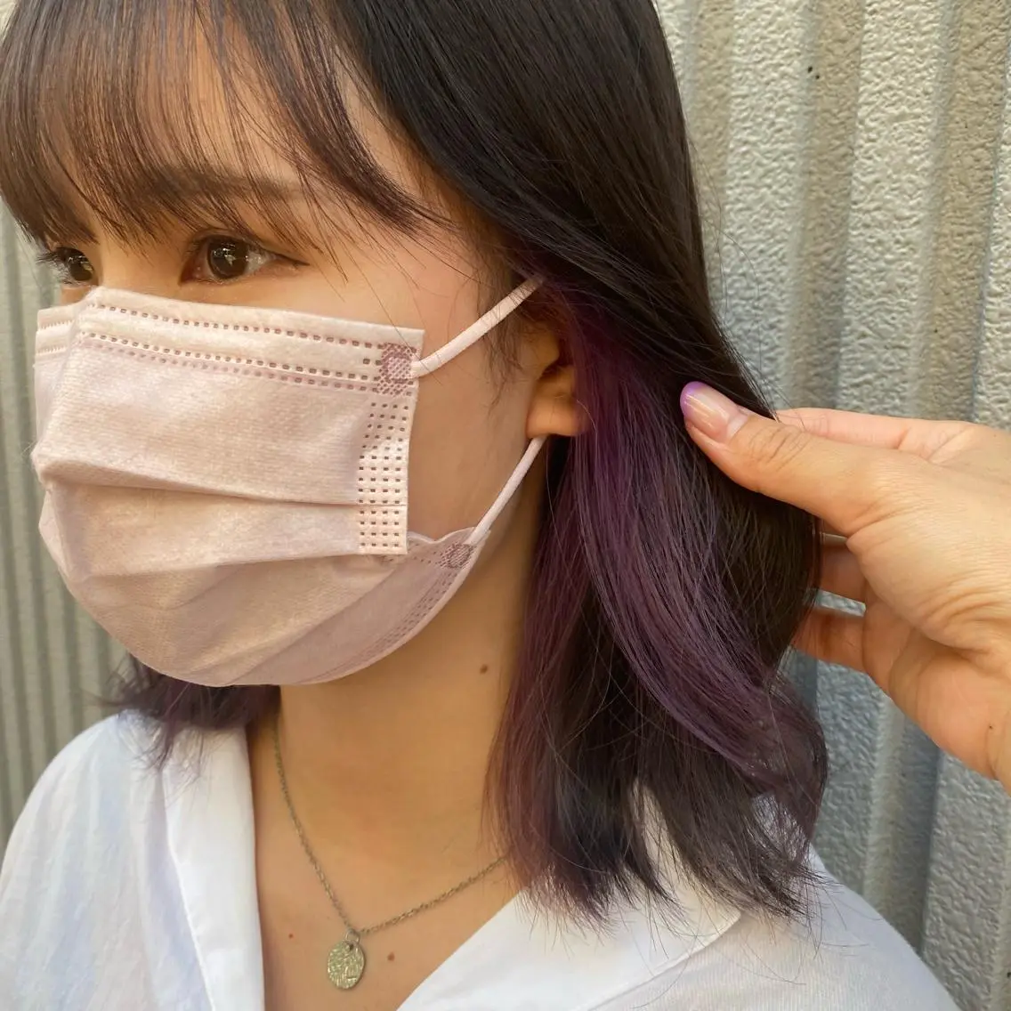 ミディアム カラー 梅田美容室 SPADICユヅキ♠のヘアスタイル