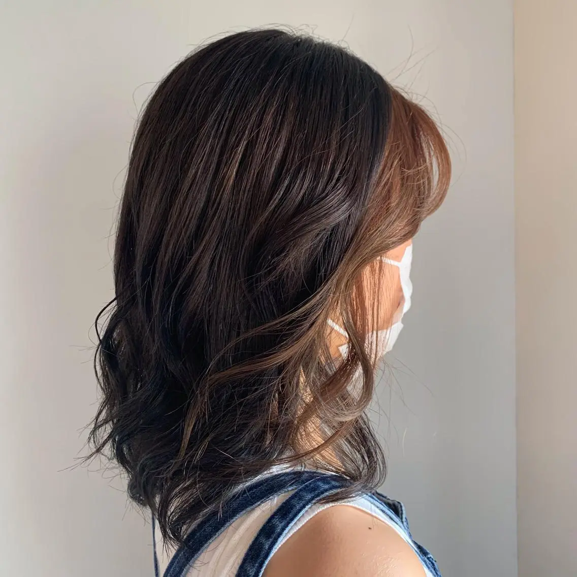 ミディアム カラー カット ヘアカラー トリートメント Luana / 公式 / 大通のヘアスタイル
