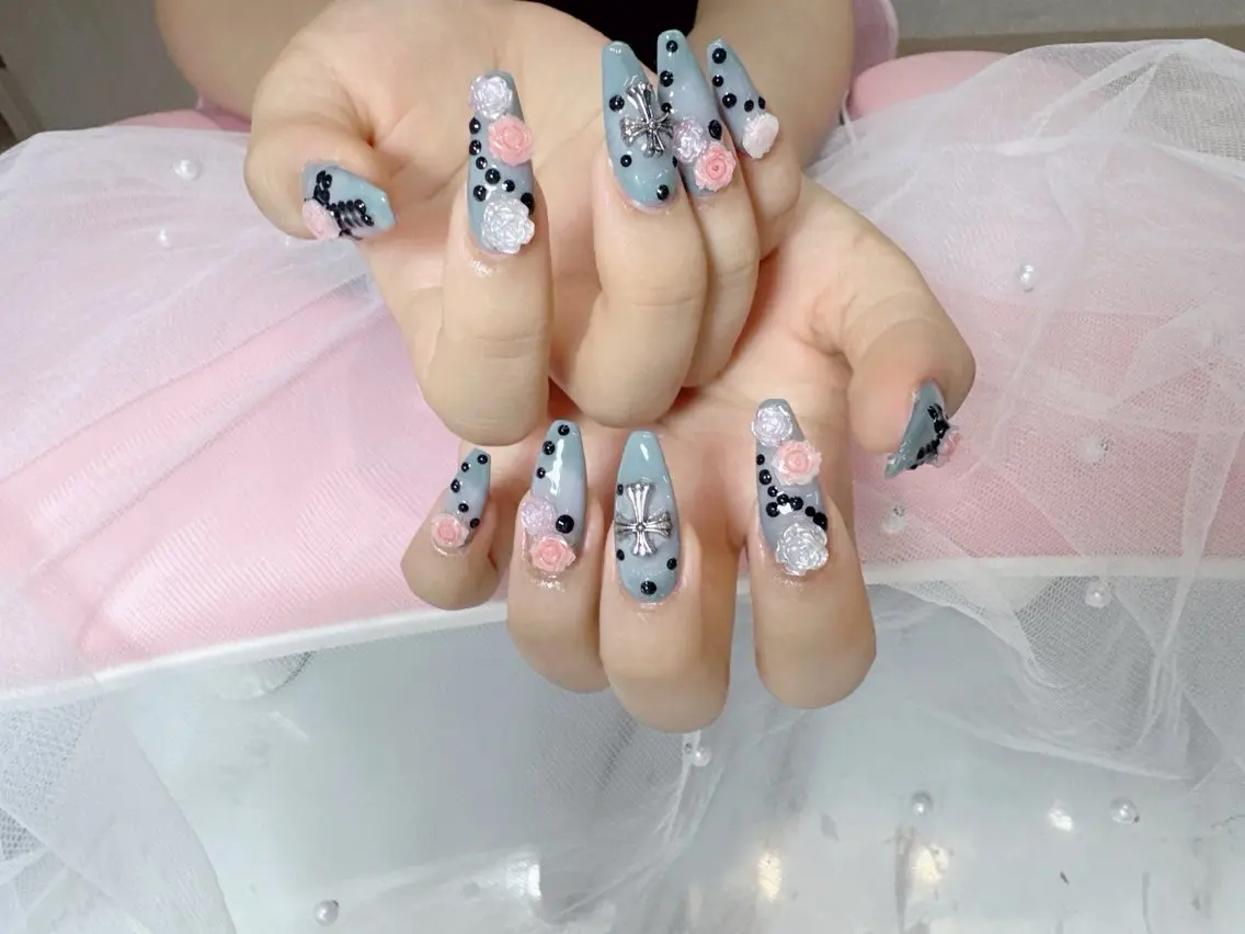 ネイル フットネイル フレンチネイル 韓国ネイル マグネットネイル ニュアンスネイル ハンドネイル ハンドケア Hara Nail 【持ち込みOK】のネイルデザイン