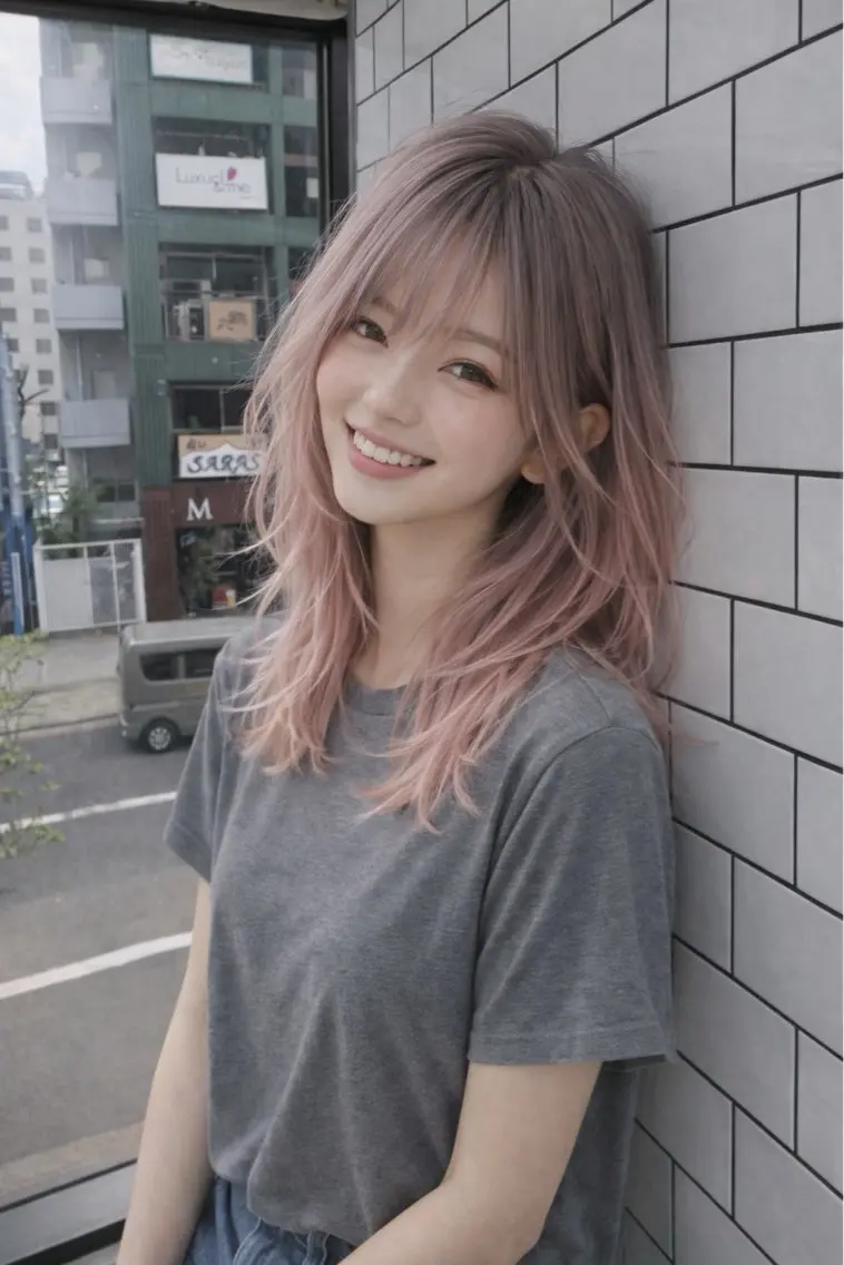 ミディアム 櫻井 サブローのヘアスタイル