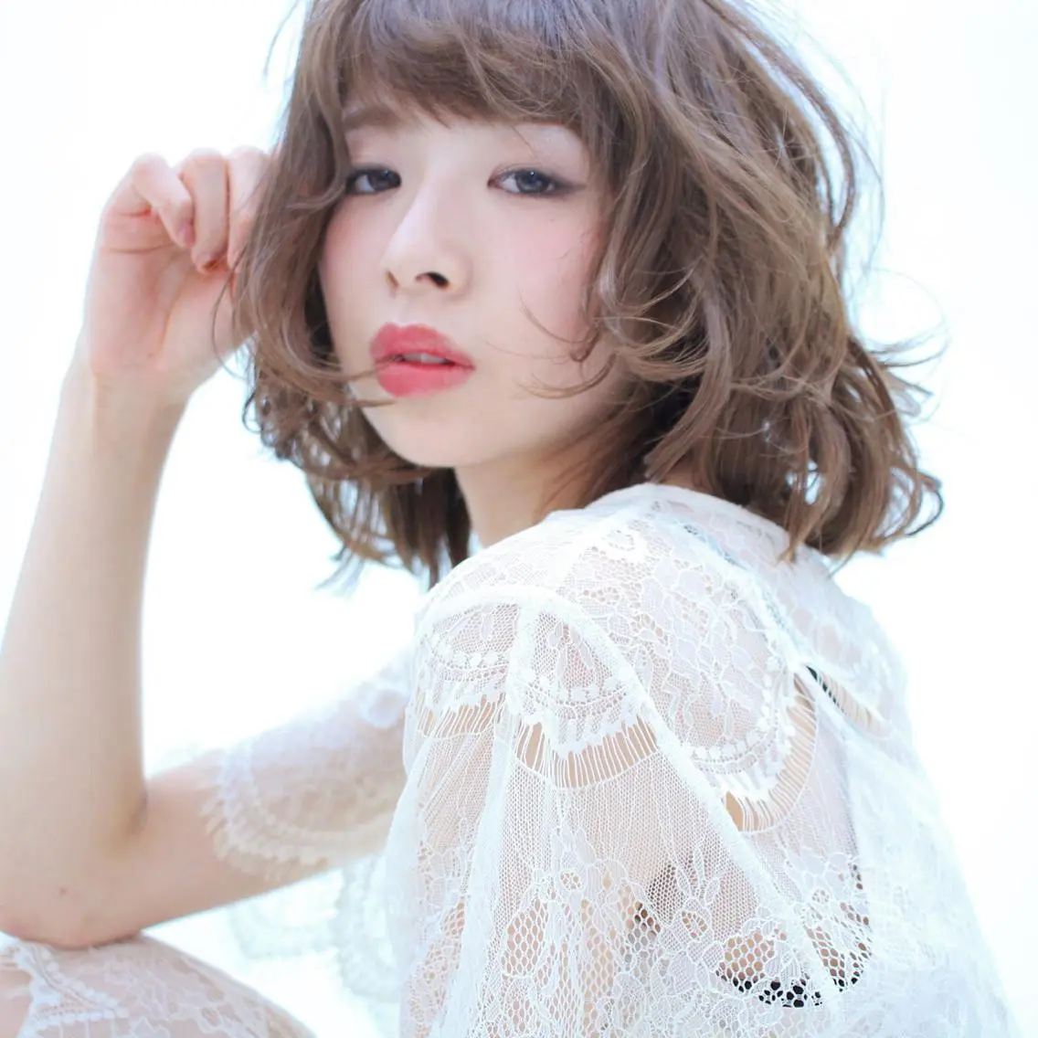 ミディアム 髪質改善 moriのヘアスタイル
