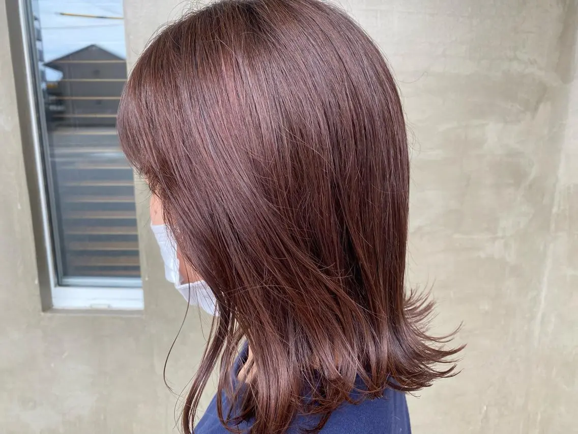 カラー ブリーチ ブリーチなしカラー 柔らかカラー🥛 mayucoのヘアスタイル
