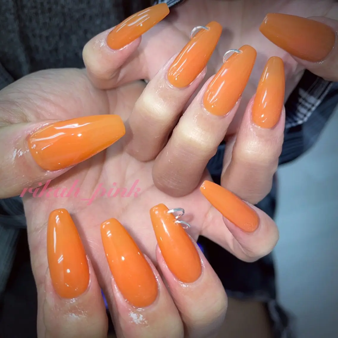 ネイル アートネイル スカルプネイル HIKA🦋 個性派スカルプネイルのネイルデザイン