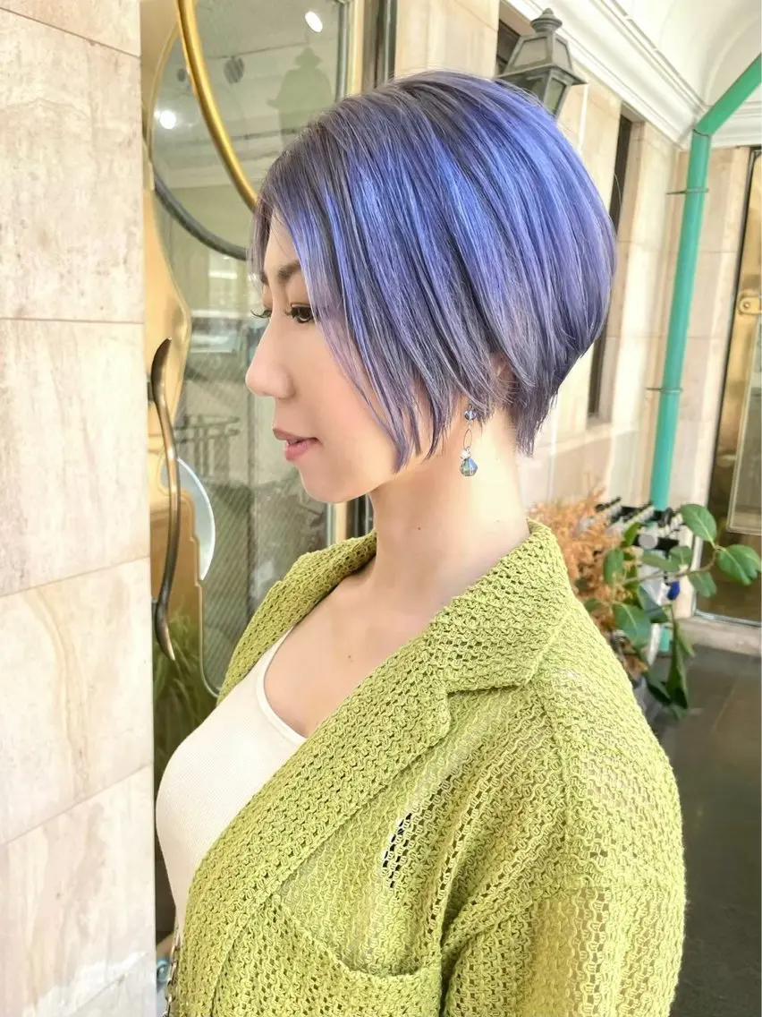 ショート ショートボブ ハンサムショート 丸みショート ボブ ショートヘア ✨️髪質改善＆艶カラ ー✨️Yudaiのヘアスタイル