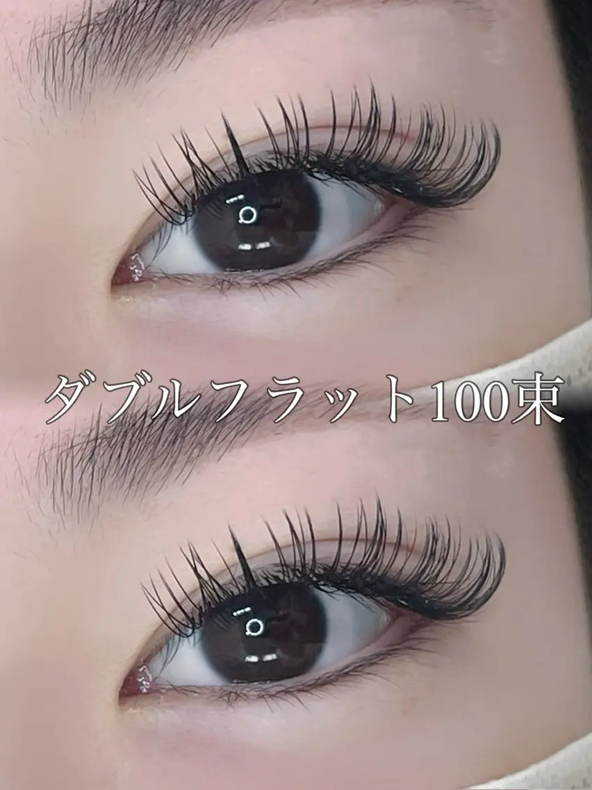 マツエク・マツパ バインドロック フラットラッシュ パリジェンヌラッシュリフト まつげパーマ 一重×まつ毛パーマ マツエク Rimi なかもず店 えりな🫧のマツエク・マツパデザイン