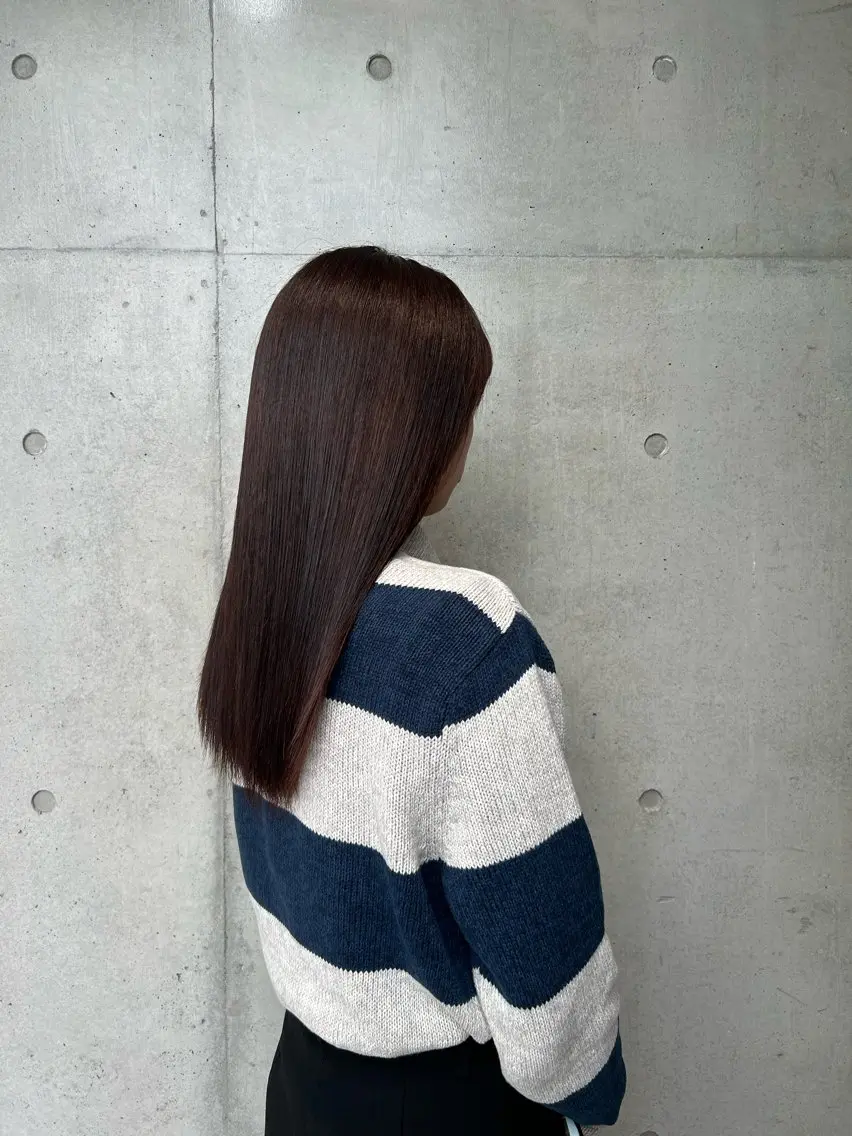 セミロング カラー ヘアアレンジ ヘアカラー トリートメント ボブ艶モテカラー🫧 カリンのヘアスタイル