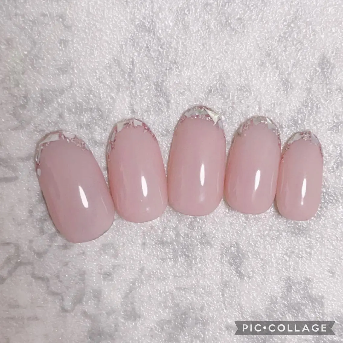 ネイル フレンチネイル ガラスフレンチ ワンカラーネイル Will nail salonのネイルデザイン