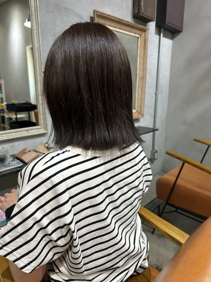 ミディアム カット ヘアカラー トリートメント goen/ カミムラシュウヘイのヘアスタイル
