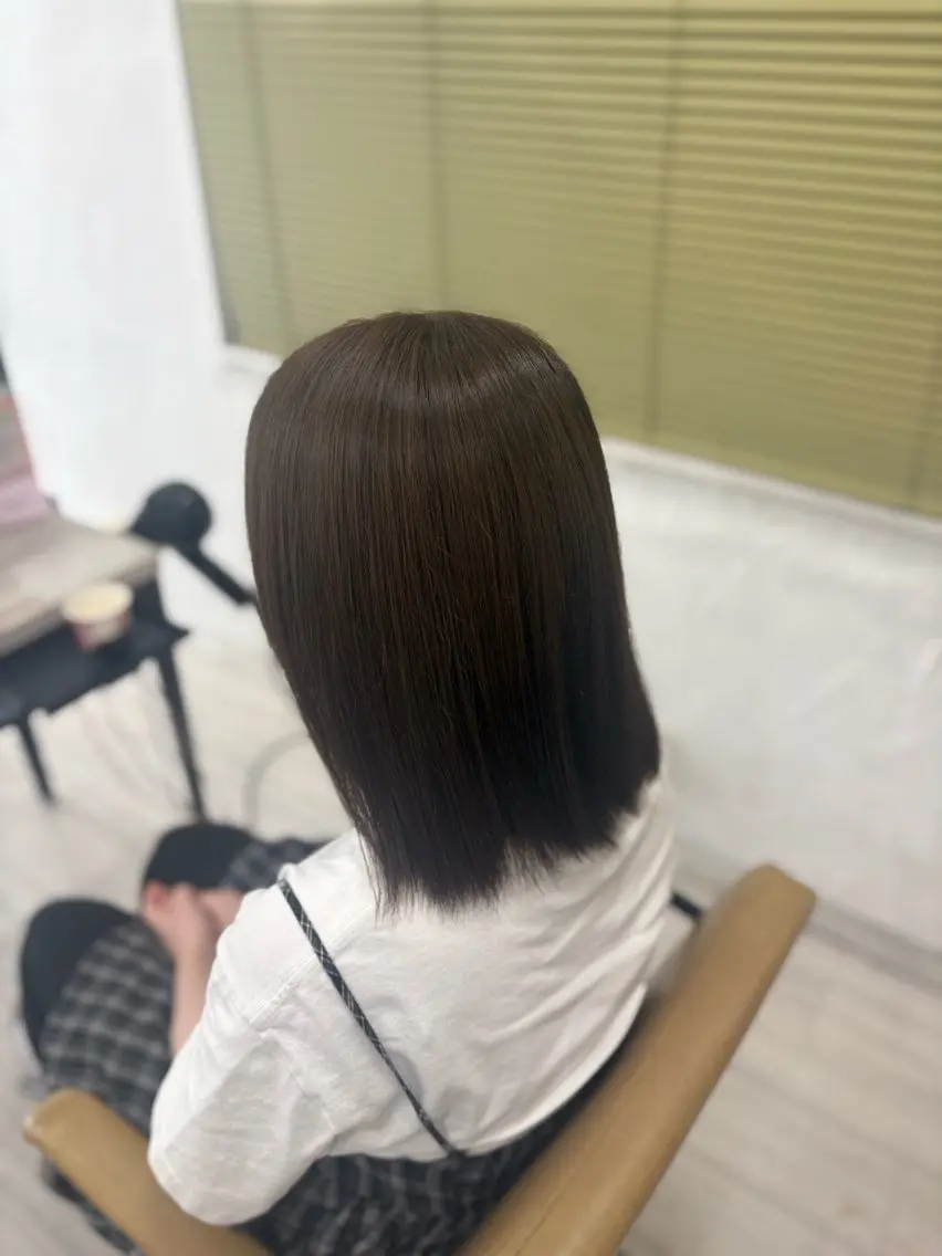 ミディアム カラー カット ヘアカラー トリートメント 暖色系カラー/ピンク Ririi🎀のヘアスタイル