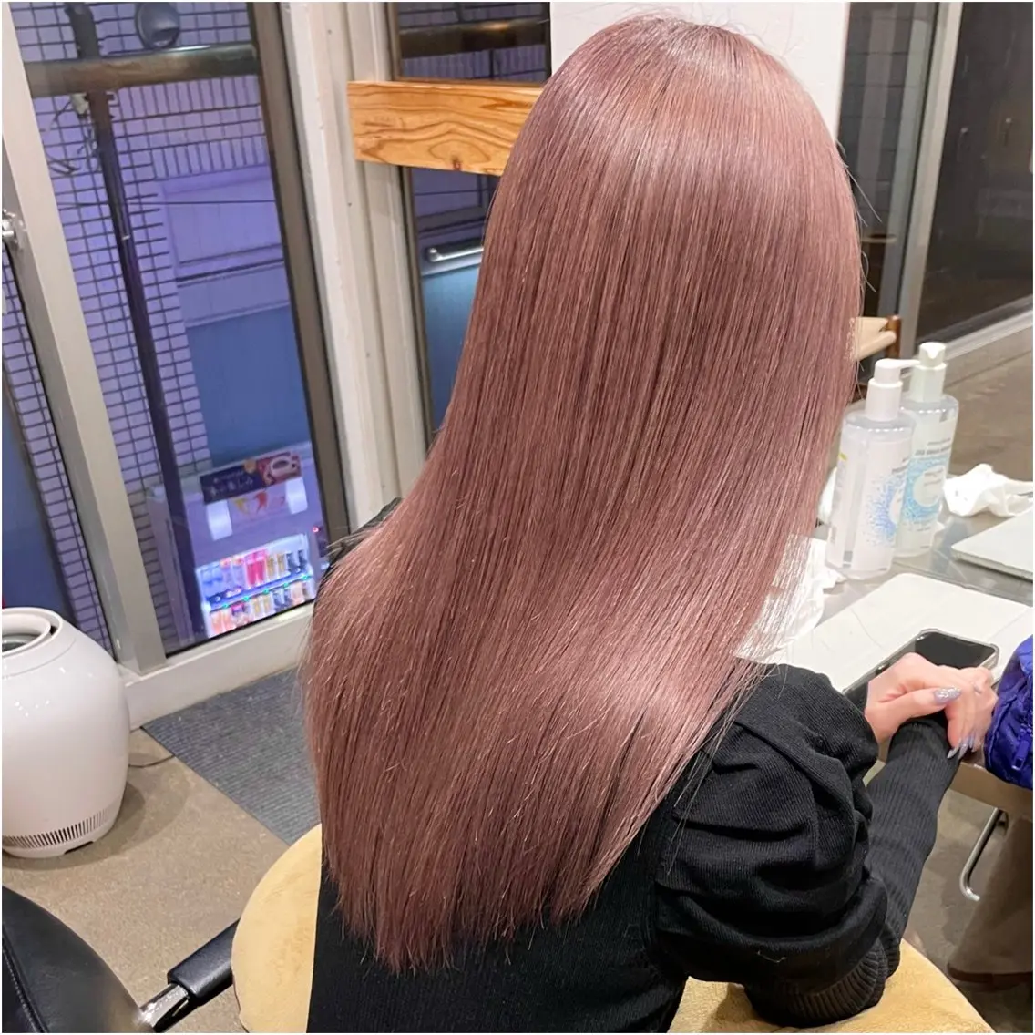 セミロング カラー 圧倒的なケアブリーチ /髪質改善🩵松田のヘアスタイル