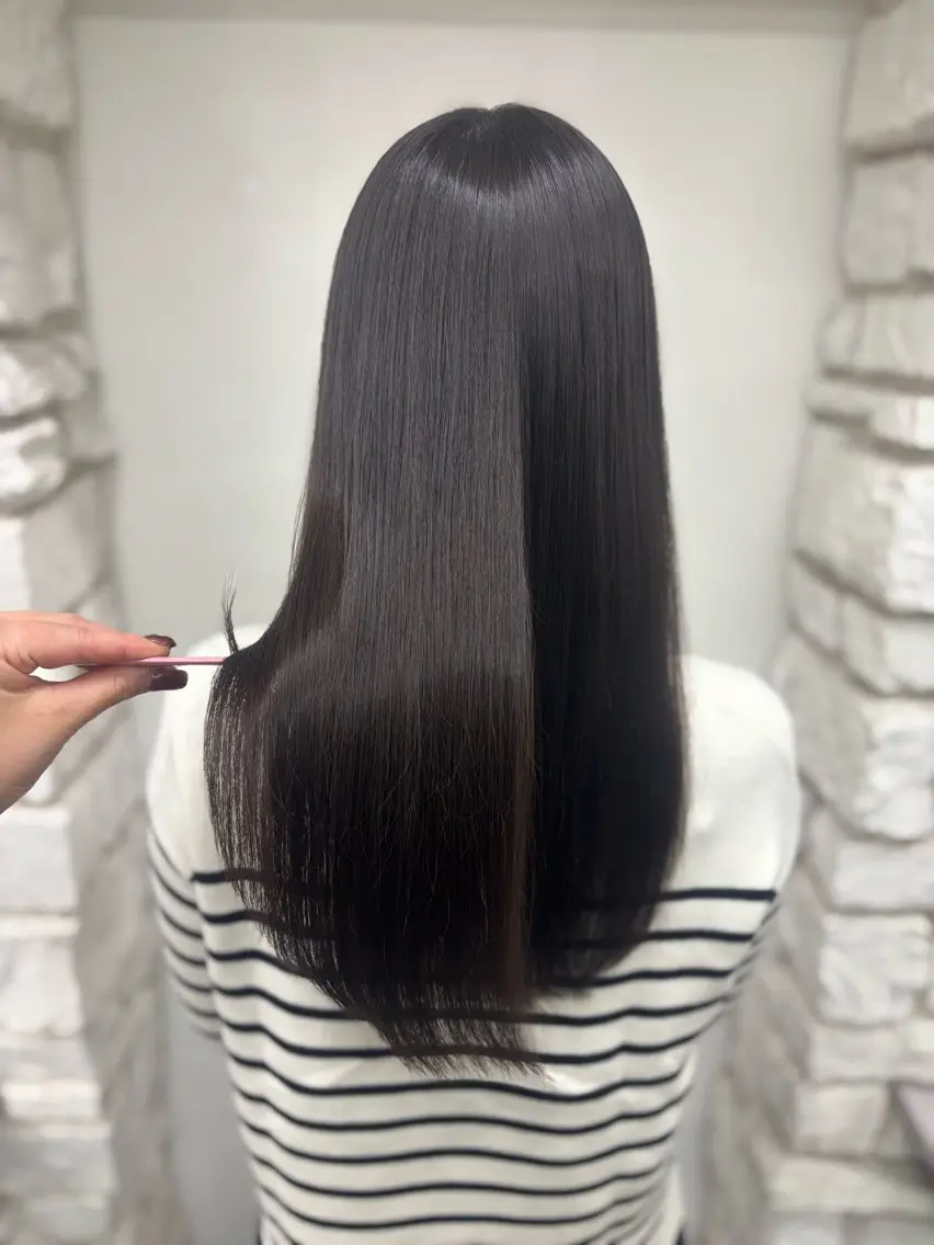 セミロング カラー カット ヘアカラー トリートメント 似合わせ美髪ヘア✨ 天王寺.阿倍野🌈のヘアスタイル