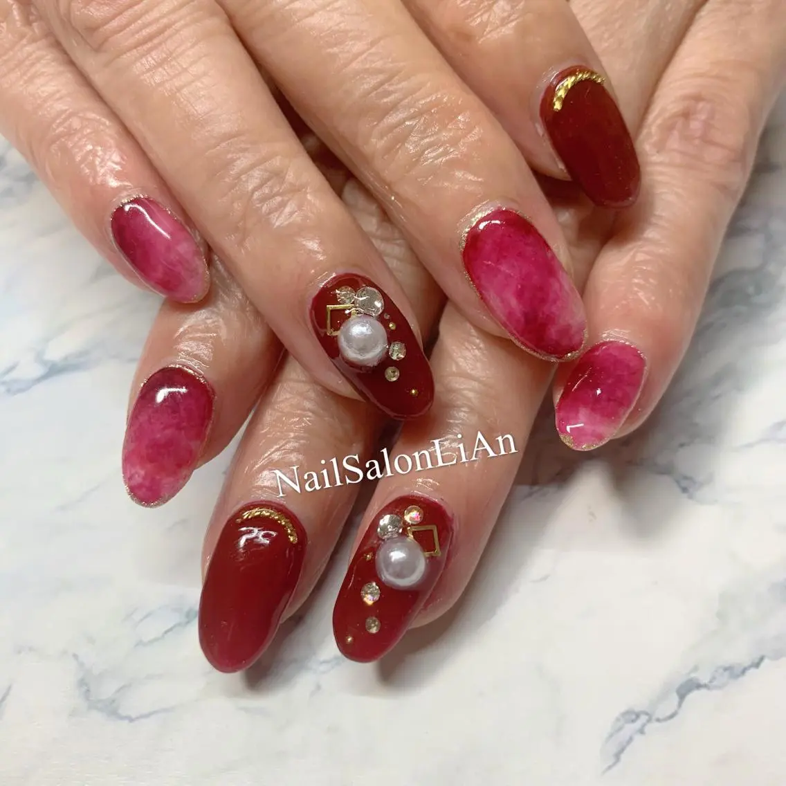 ネイル ハンドネイル NailSalon LiAnのネイルデザイン