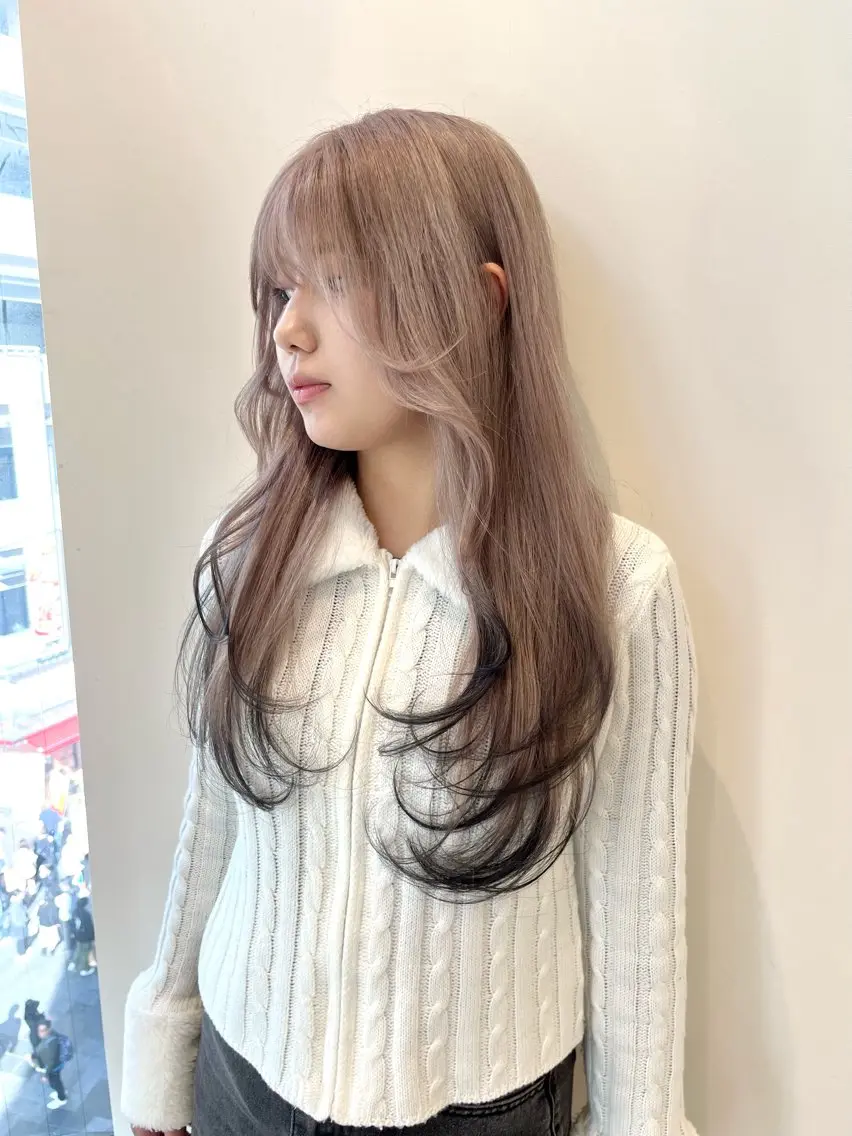 ロング レイヤーカット レイヤー⭐️カラー ⭐️平川雅史のヘアスタイル