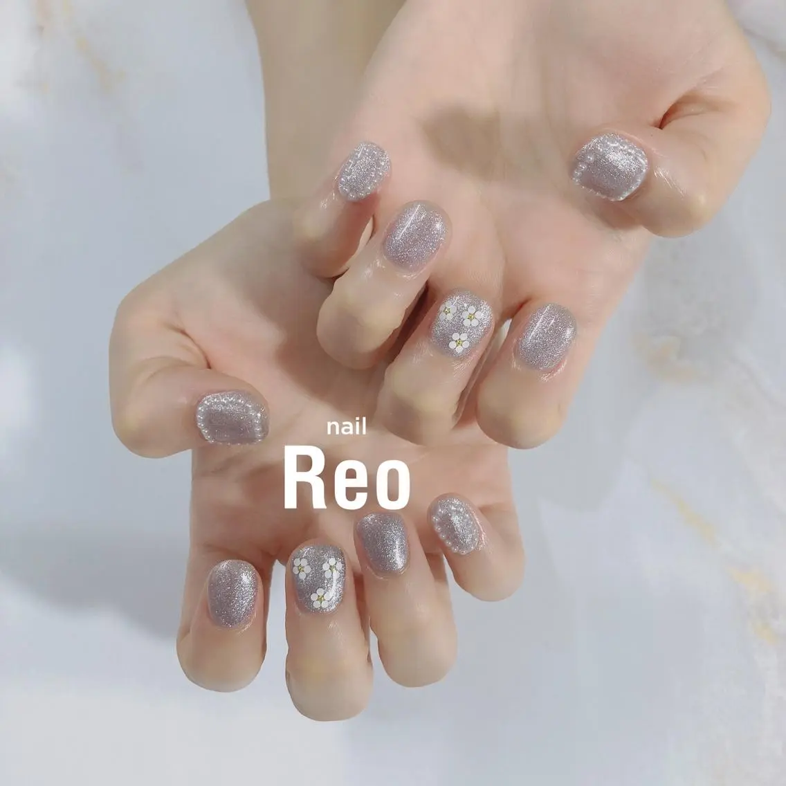 ミディアム ネイル Reonail 💕Kana💕のネイルデザイン