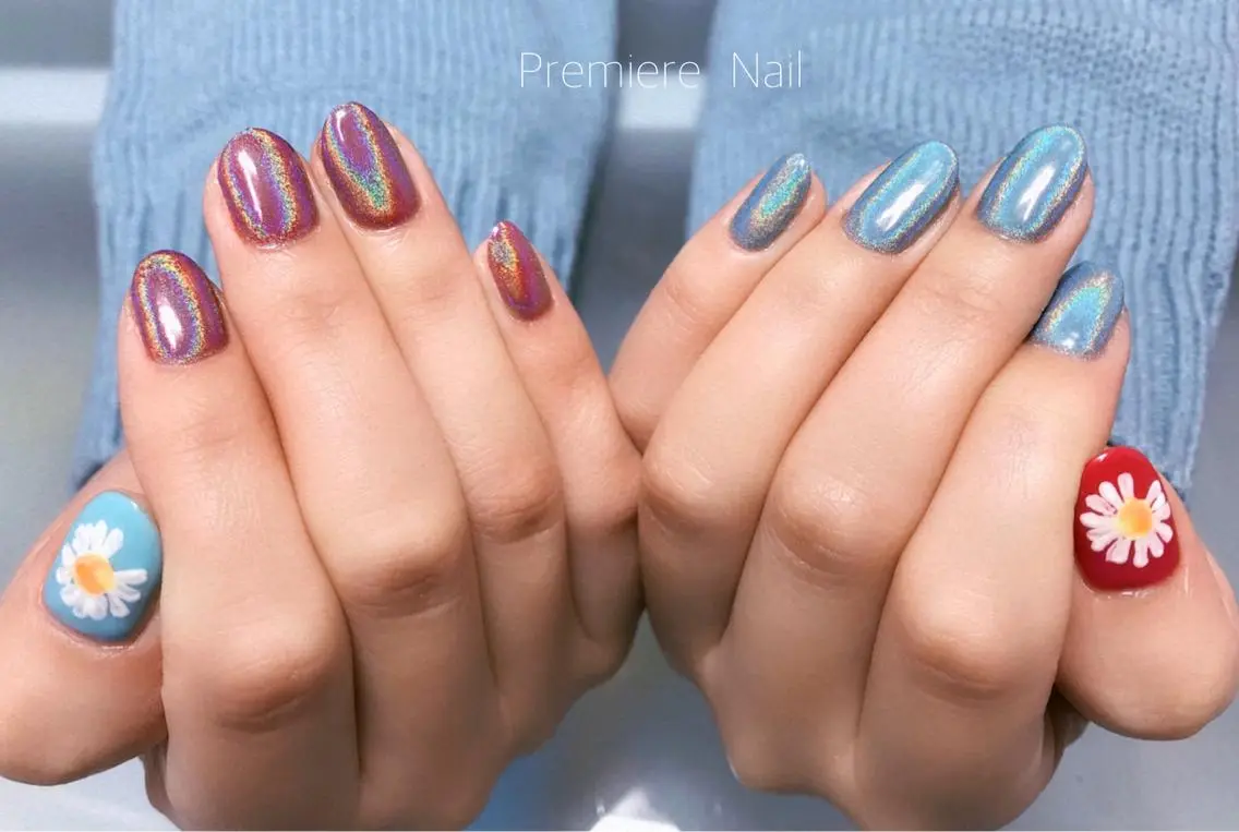 ネイル フラワーネイル Premiere Nail商店街店のネイルデザイン