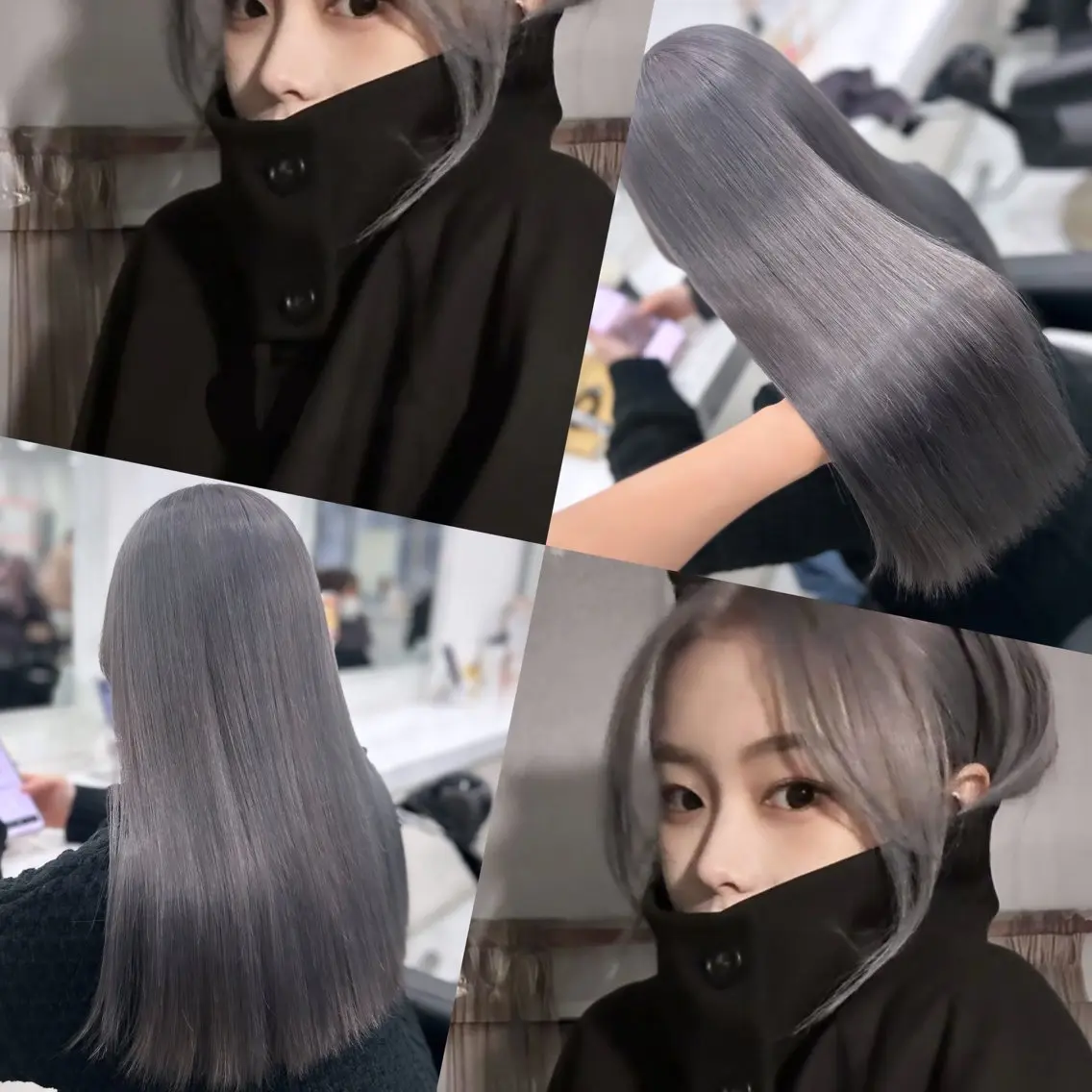 カラー 🤍ハイトーン寒色 🤍MADOKAのヘアスタイル