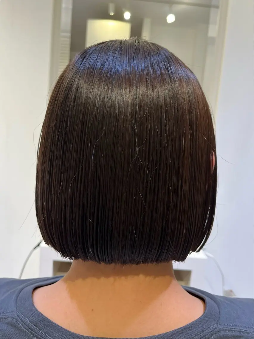 ショート 切りっぱなしボブ ボブ KOTONO🌻 似合わせカットのヘアスタイル