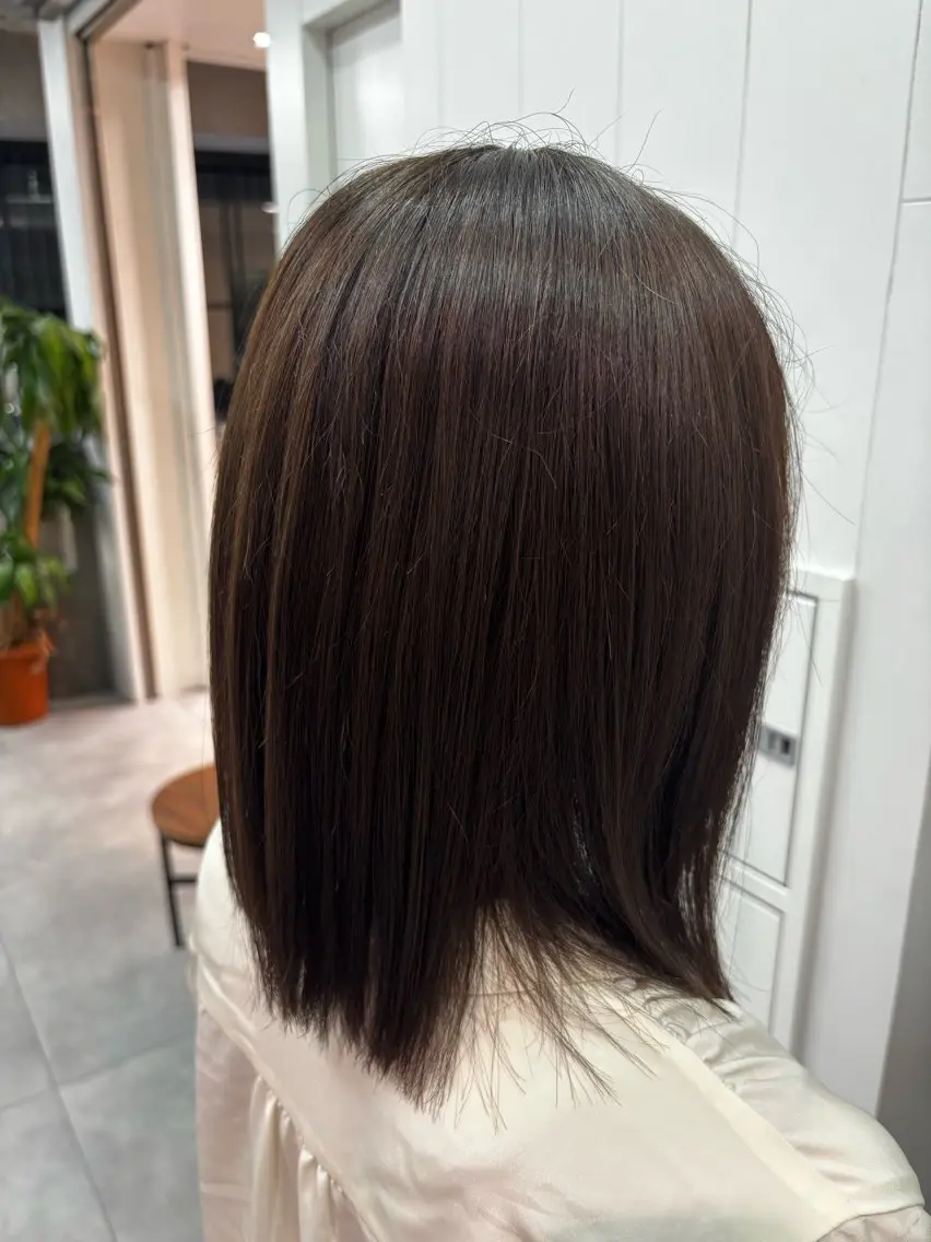 ミディアム ヘアカラー nana /透明感カラーのヘアスタイル