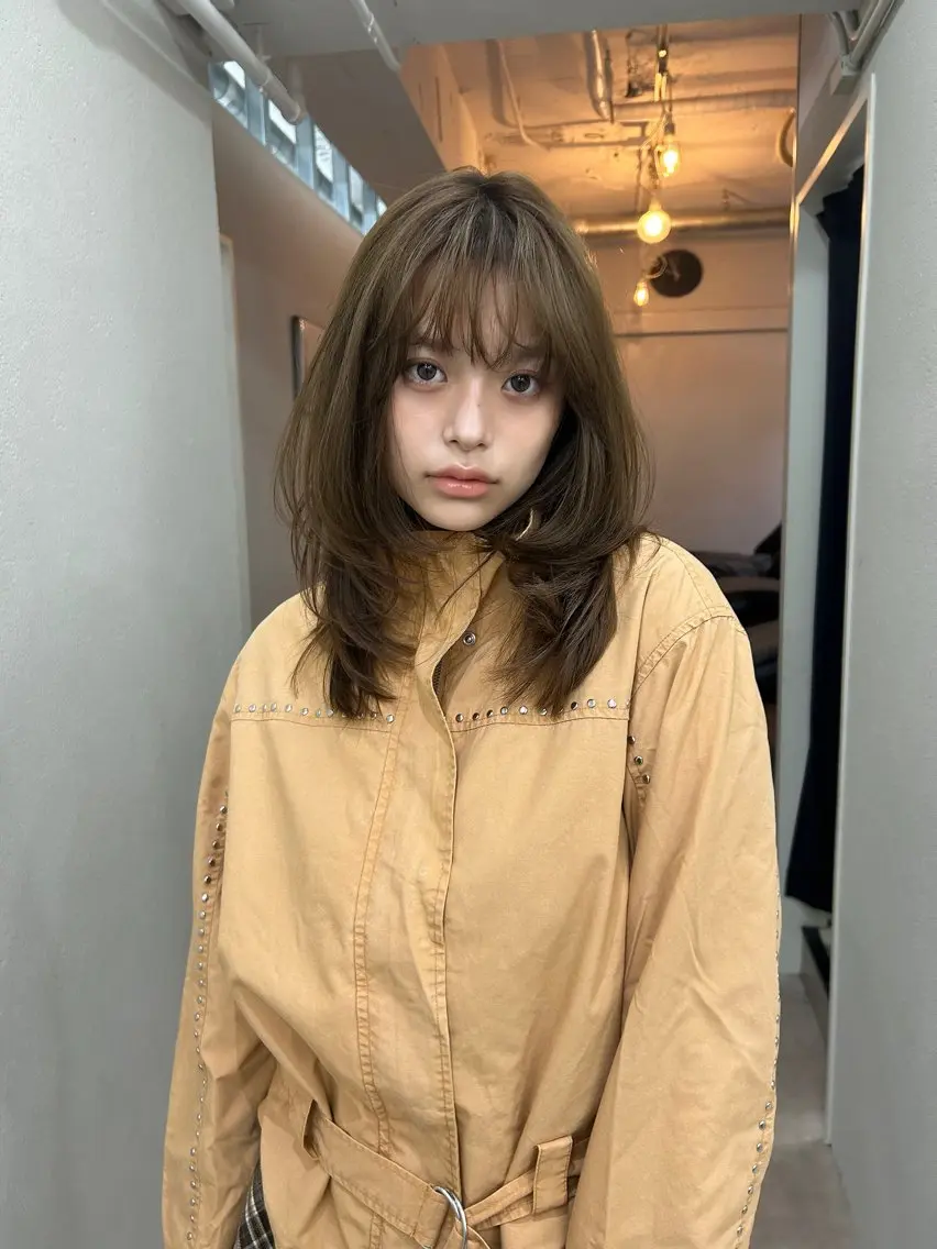 セミロング カラー 透明感カラー/ chisaのヘアスタイル