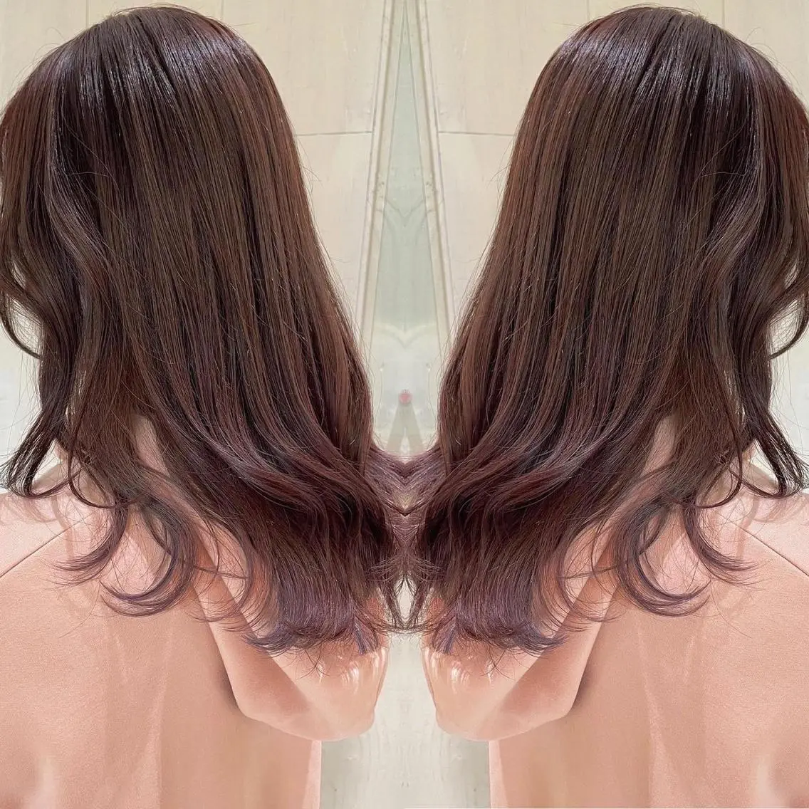 ロング カラー アッシュ ブルーカラー 透明感カラー ピンクカラー 外国人風カラー カット ヘアカラー トリートメント 河合秀明/ショート /ボブ/レイヤーのヘアスタイル