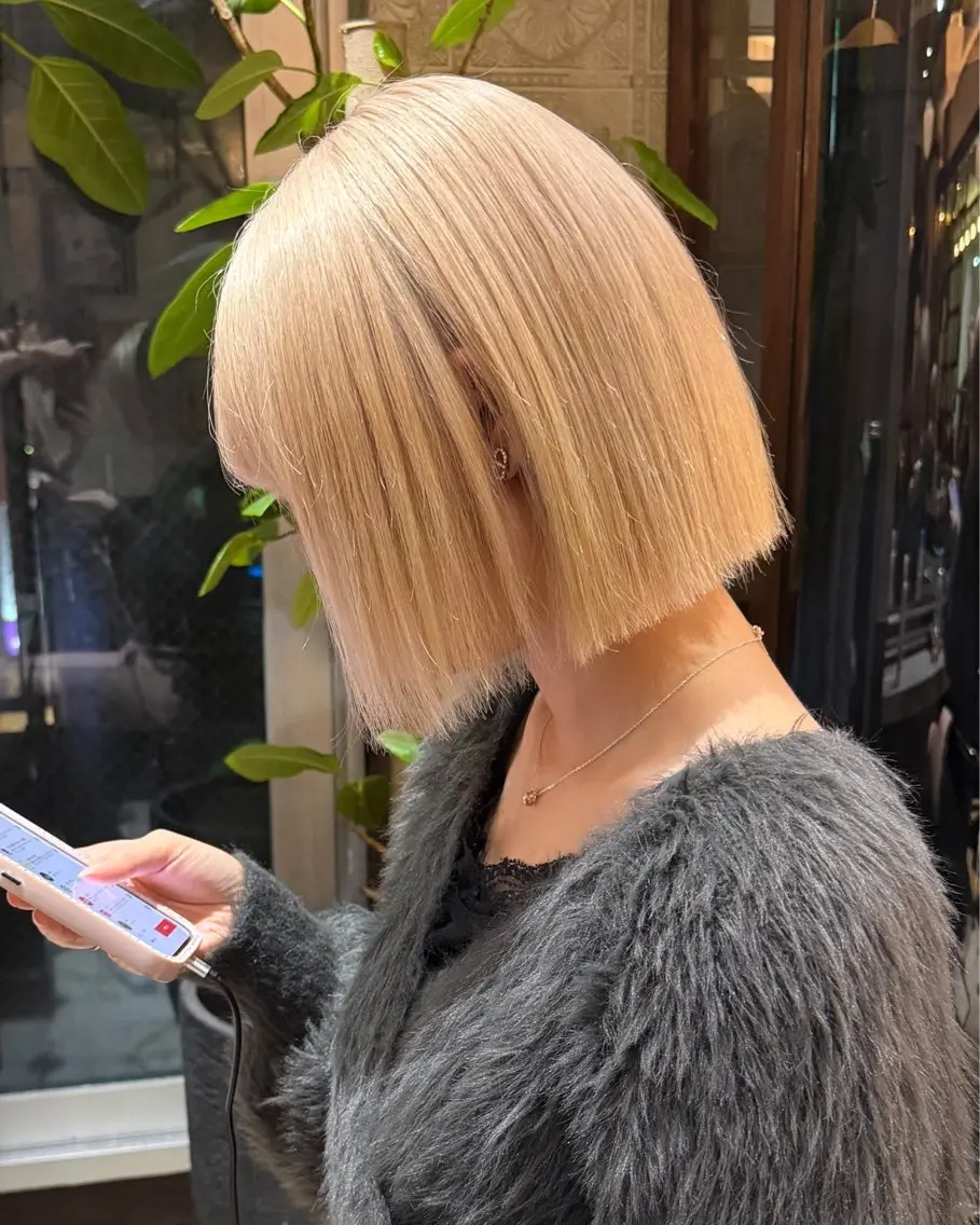 レディース限定♪抜きっぱなし全頭ブリーチ🤲の写真