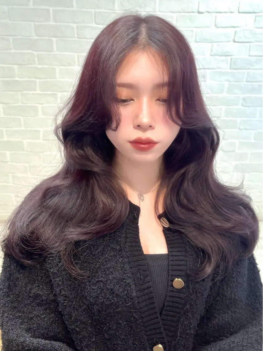 ロング レイヤーカット ✨️進藤ひかりのヘアスタイル